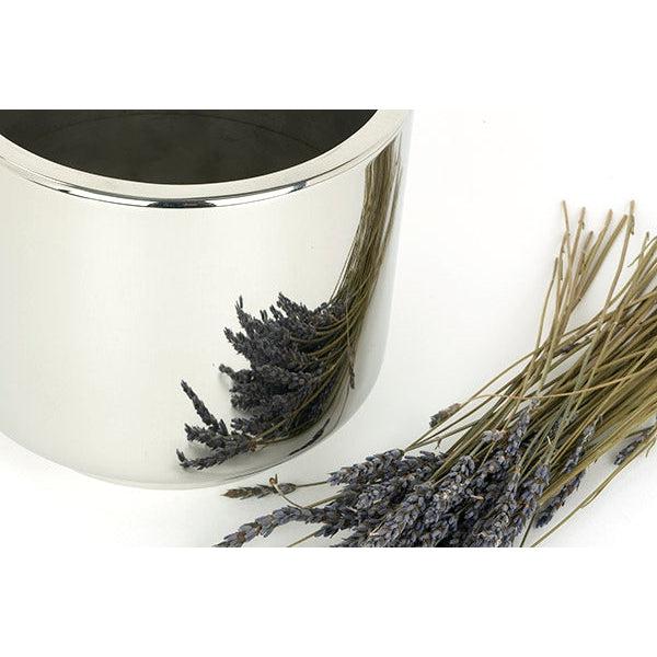 Polished Marine SS (316) 12.5cm Newlyn Pot | From The Anvil-Plant Pots-Yester Home