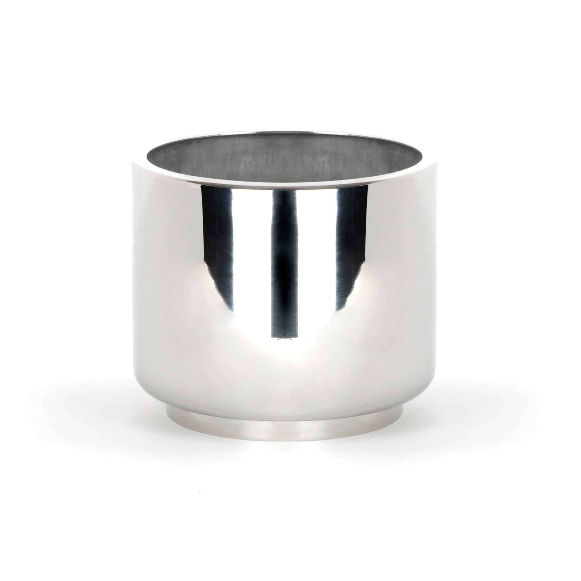 Polished Marine SS (316) 12.5cm Newlyn Pot | From The Anvil-Plant Pots-Yester Home