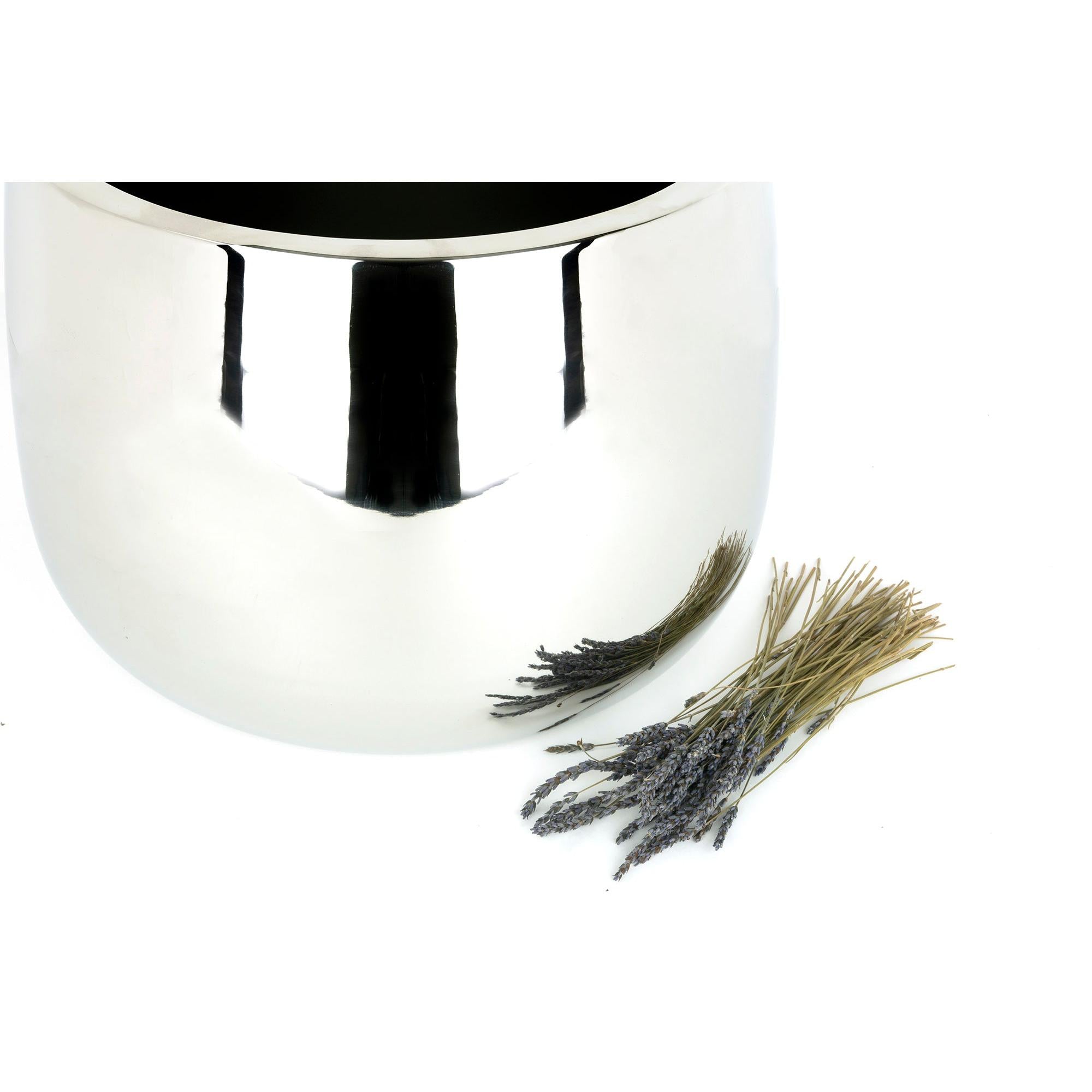 Polished Marine SS (316) 28cm Hepworth Pot | From The Anvil - Plant Pots - From The Anvil - Yester Home