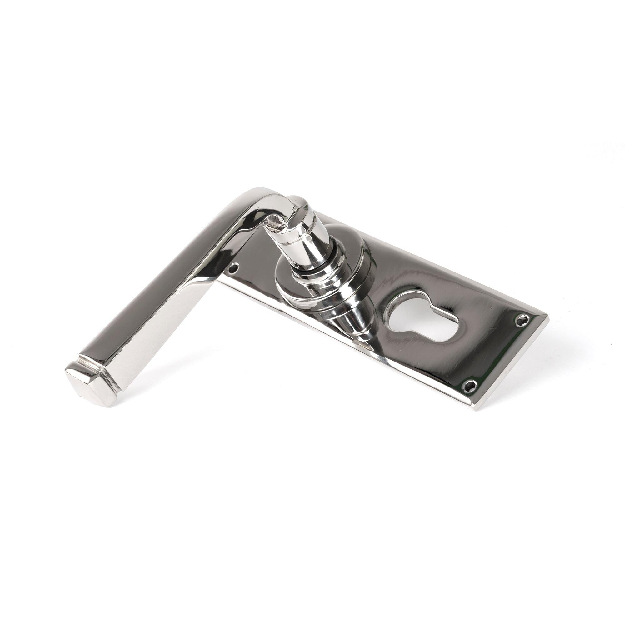 Polished Marine SS (316) Avon Lever Euro Lock Set | From The Anvil - Lever Euro - From The Anvil - Yester Home