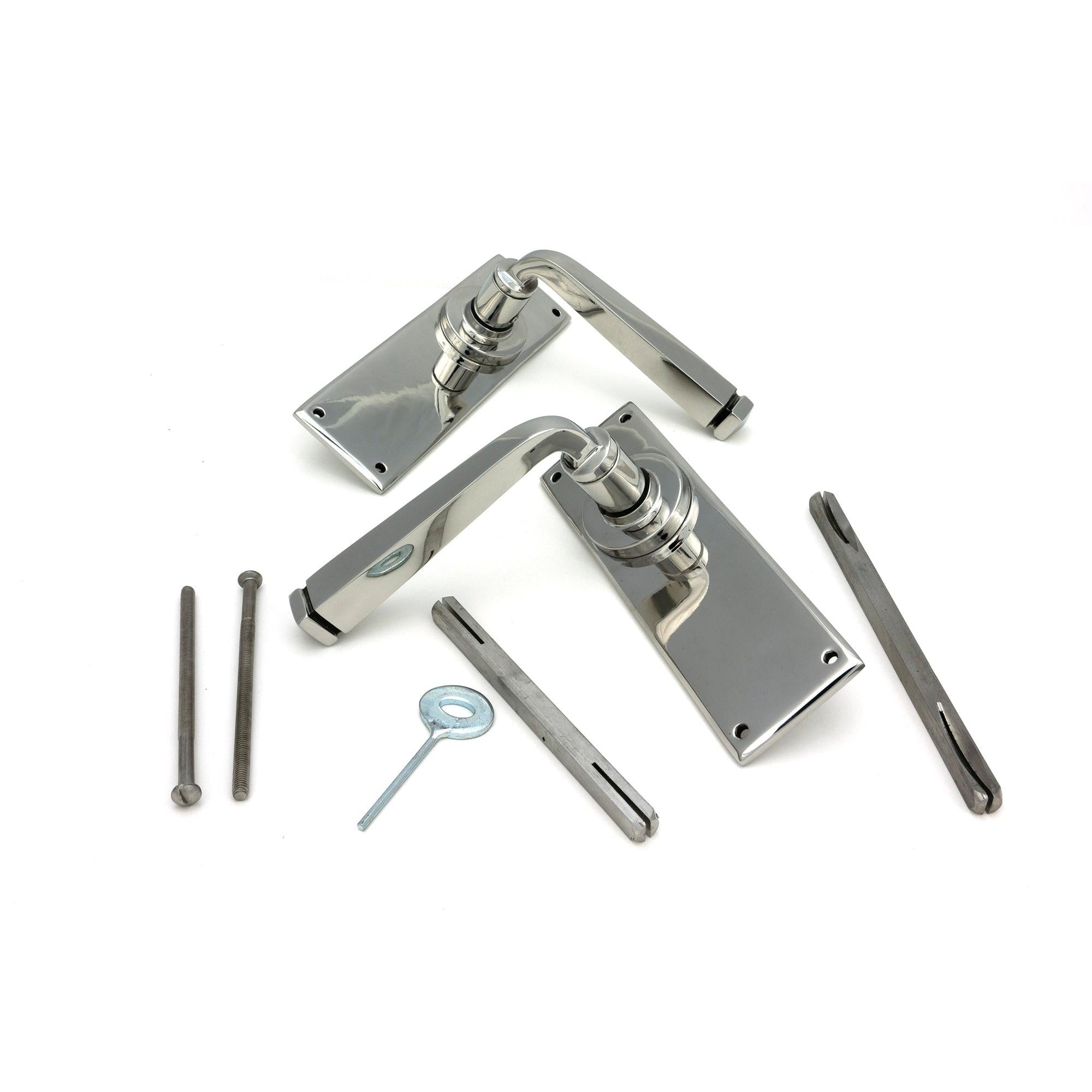 Polished Marine SS (316) Avon Lever Latch Set | From The Anvil - Lever Latch - From The Anvil - Yester Home