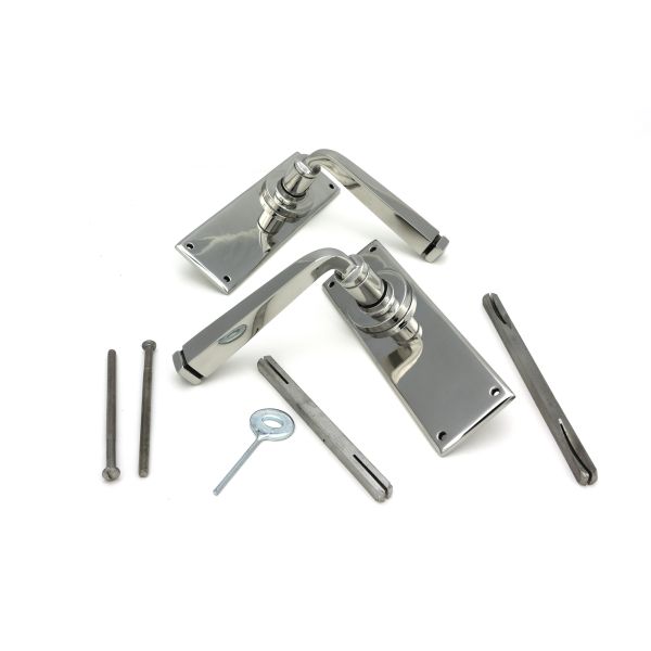 Polished Marine SS (316) Avon Lever Latch Set | From The Anvil-Lever Latch-Yester Home