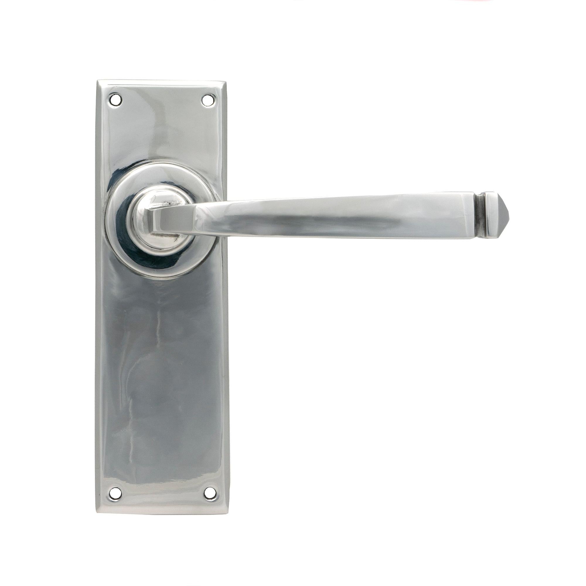 Polished Marine SS (316) Avon Lever Latch Set | From The Anvil - Lever Latch - From The Anvil - Yester Home