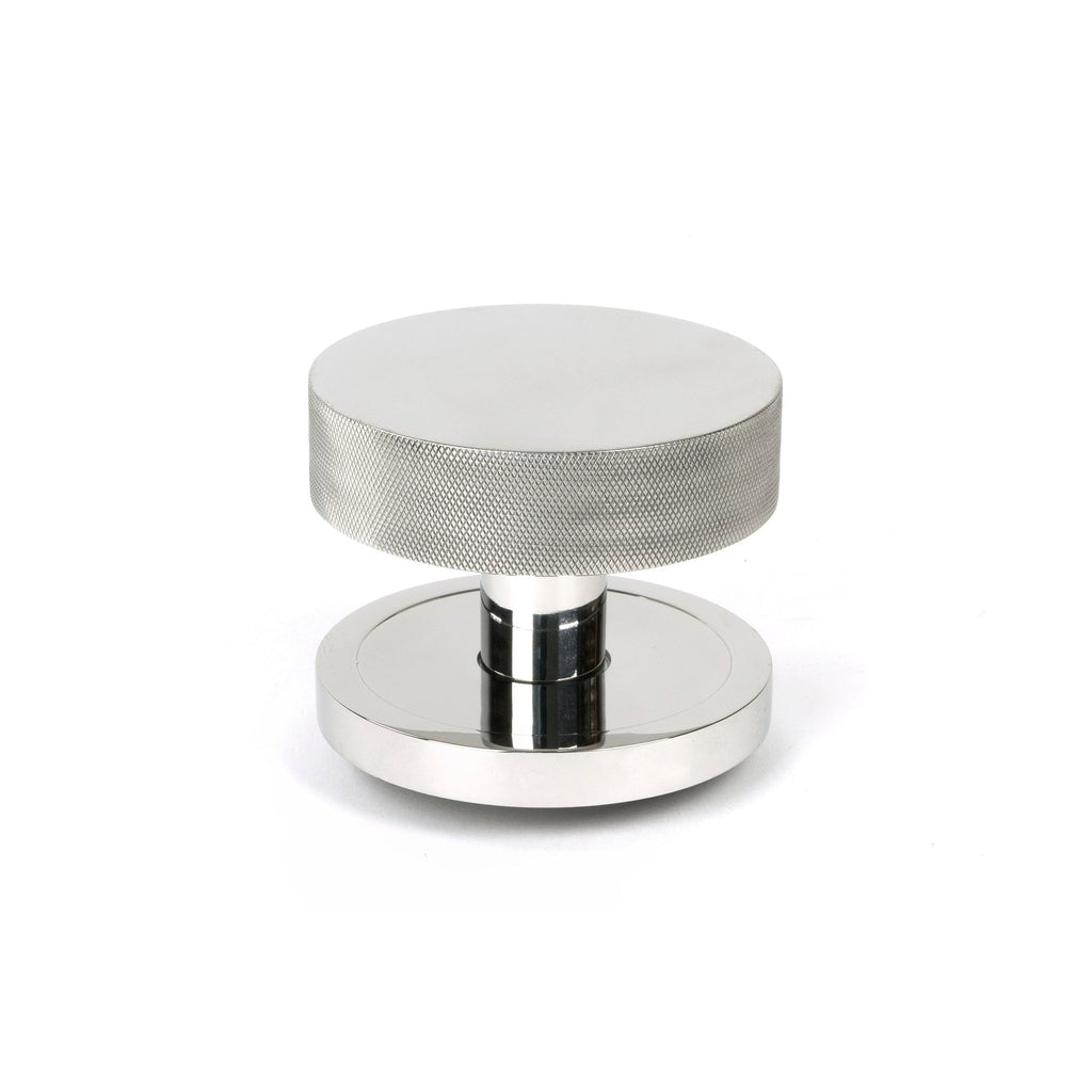 Polished Marine SS (316) Brompton Centre Door Knob (Plain) | From The Anvil-Centre Door Knobs-Yester Home