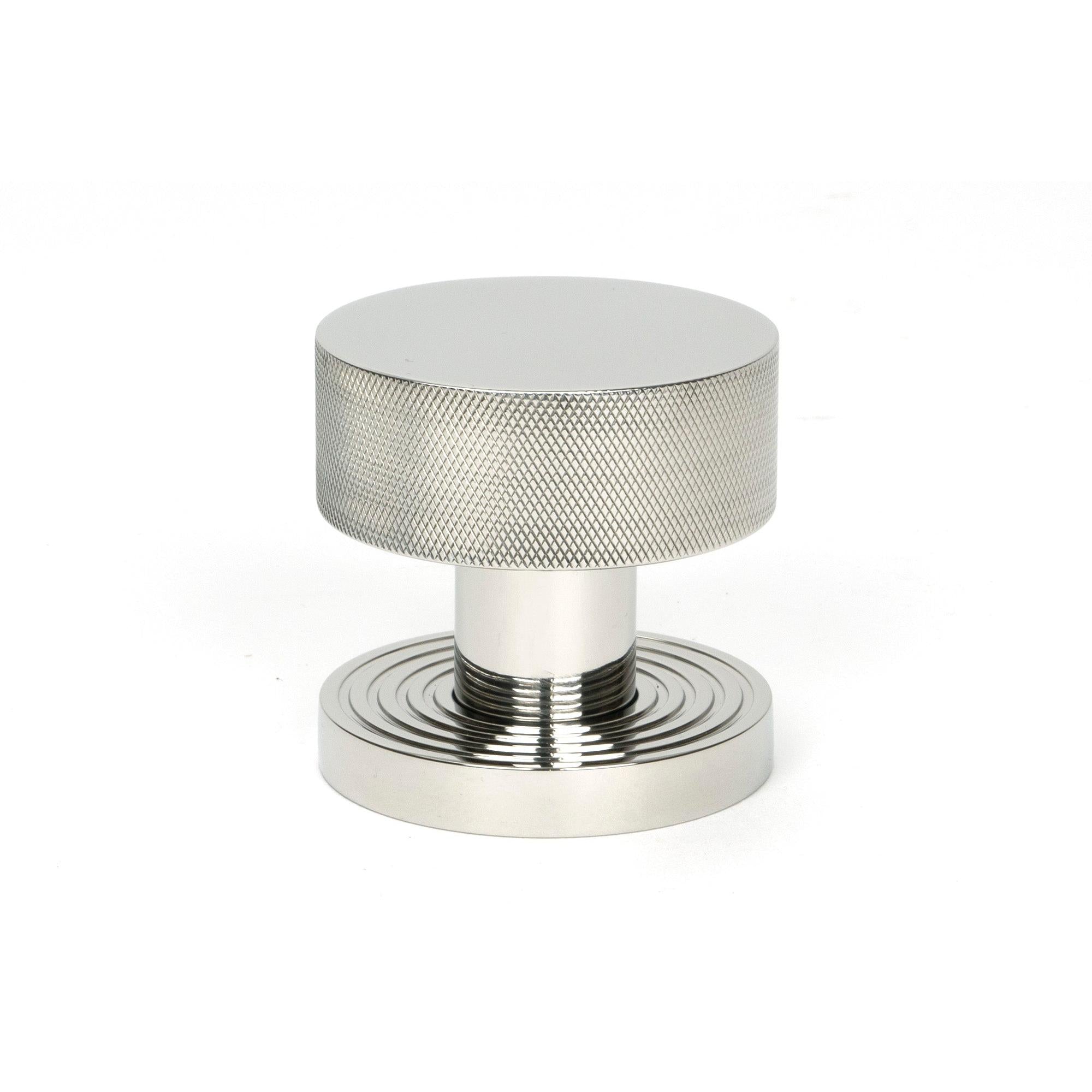 Polished Marine SS (316) Brompton Mortice/Rim Knob Set (Beehive) | From The Anvil - Mortice Knobs - From The Anvil - Yester Home