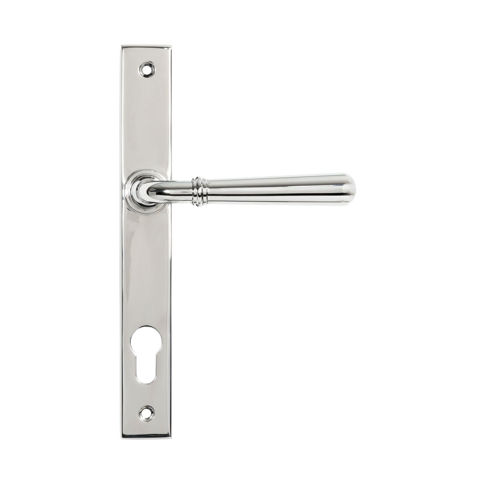 Polished Marine SS (316) Newbury Slimline Lever Espag. Lock Set | From The Anvil - Espagnolette - From The Anvil - Yester Home
