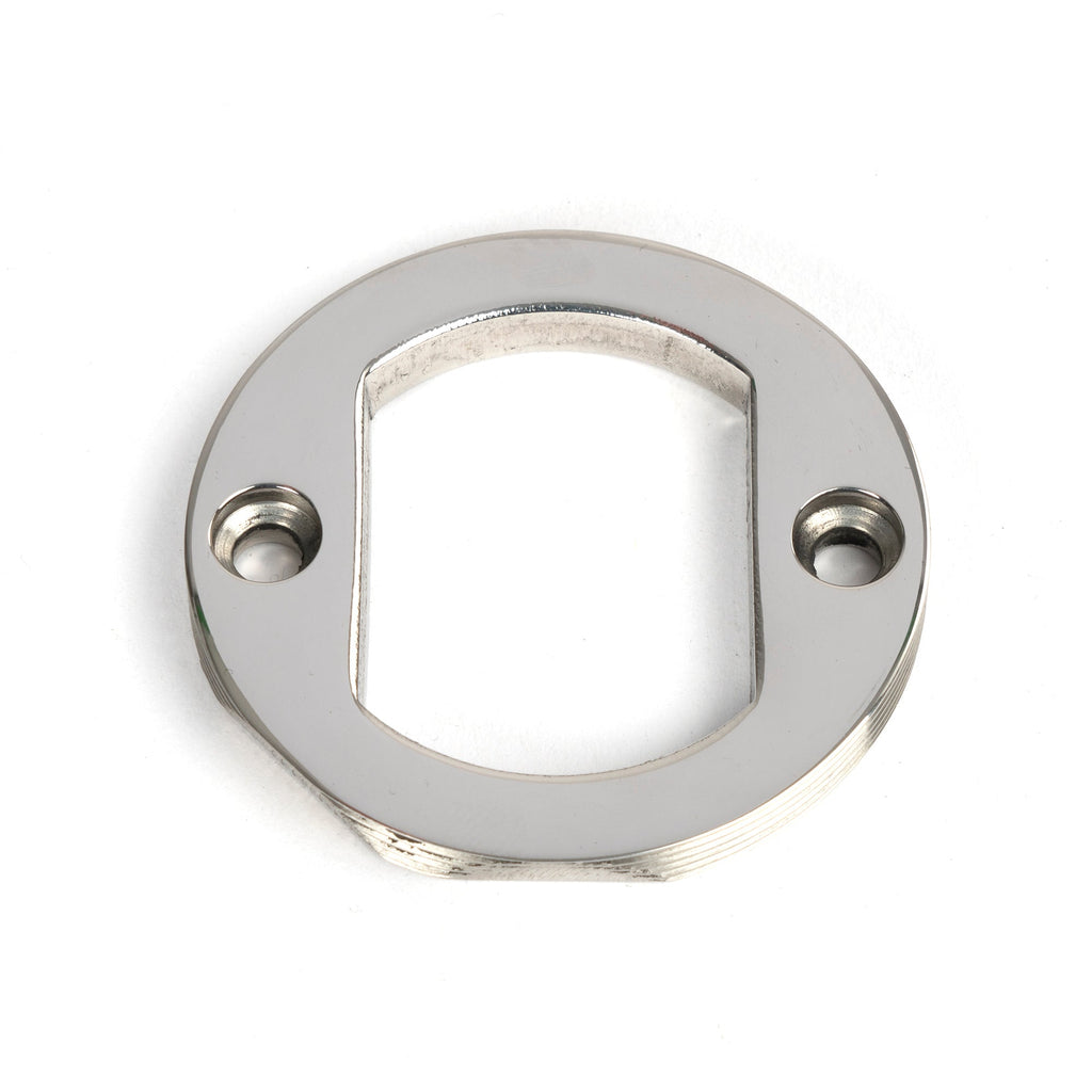Polished Marine SS (316) Round Escutcheon (Art Deco) | From The Anvil-Escutcheons-Yester Home