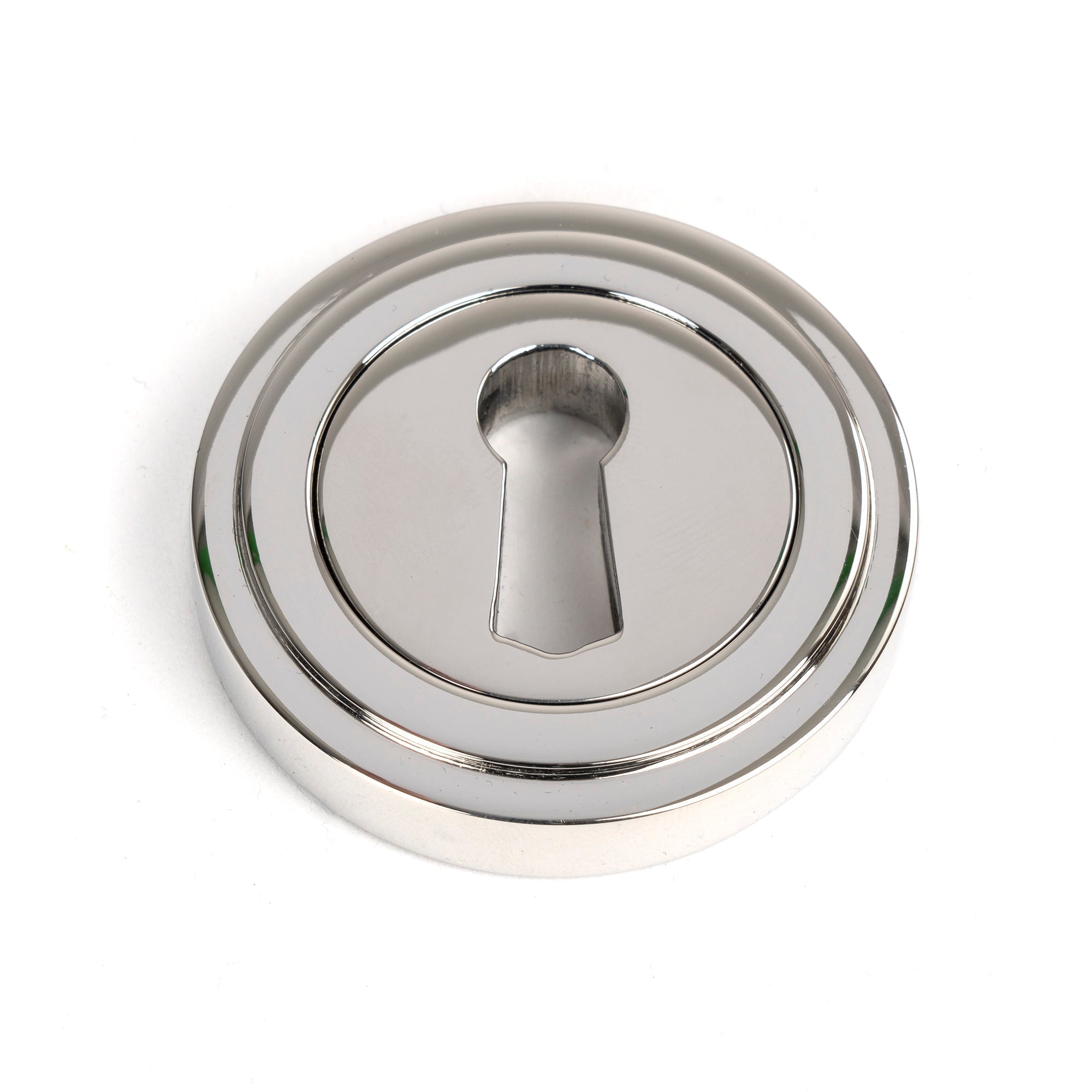 Polished Marine SS (316) Round Escutcheon (Art Deco) | From The Anvil-Escutcheons-Yester Home