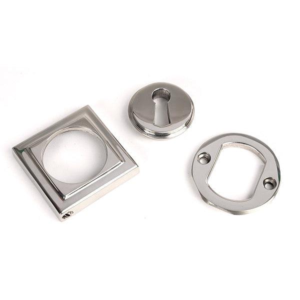 Polished Marine SS (316) Round Escutcheon (Square) | From The Anvil-Escutcheons-Yester Home