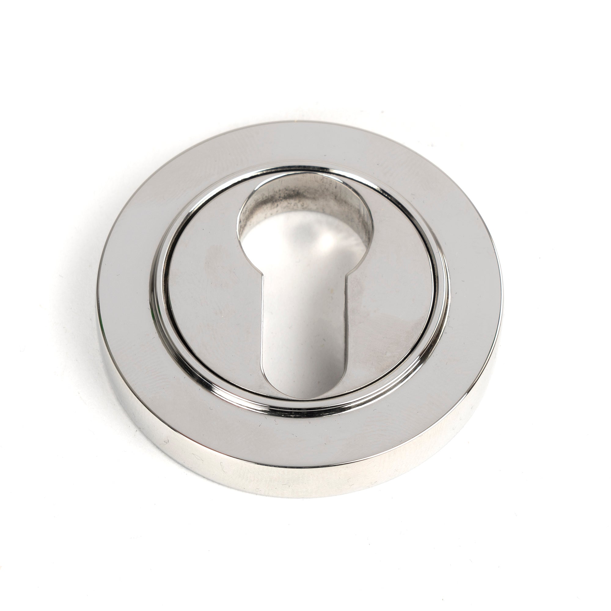 Polished Marine SS (316) Round Euro Escutcheon (Plain) | From The Anvil-Euro Escutcheons-Yester Home