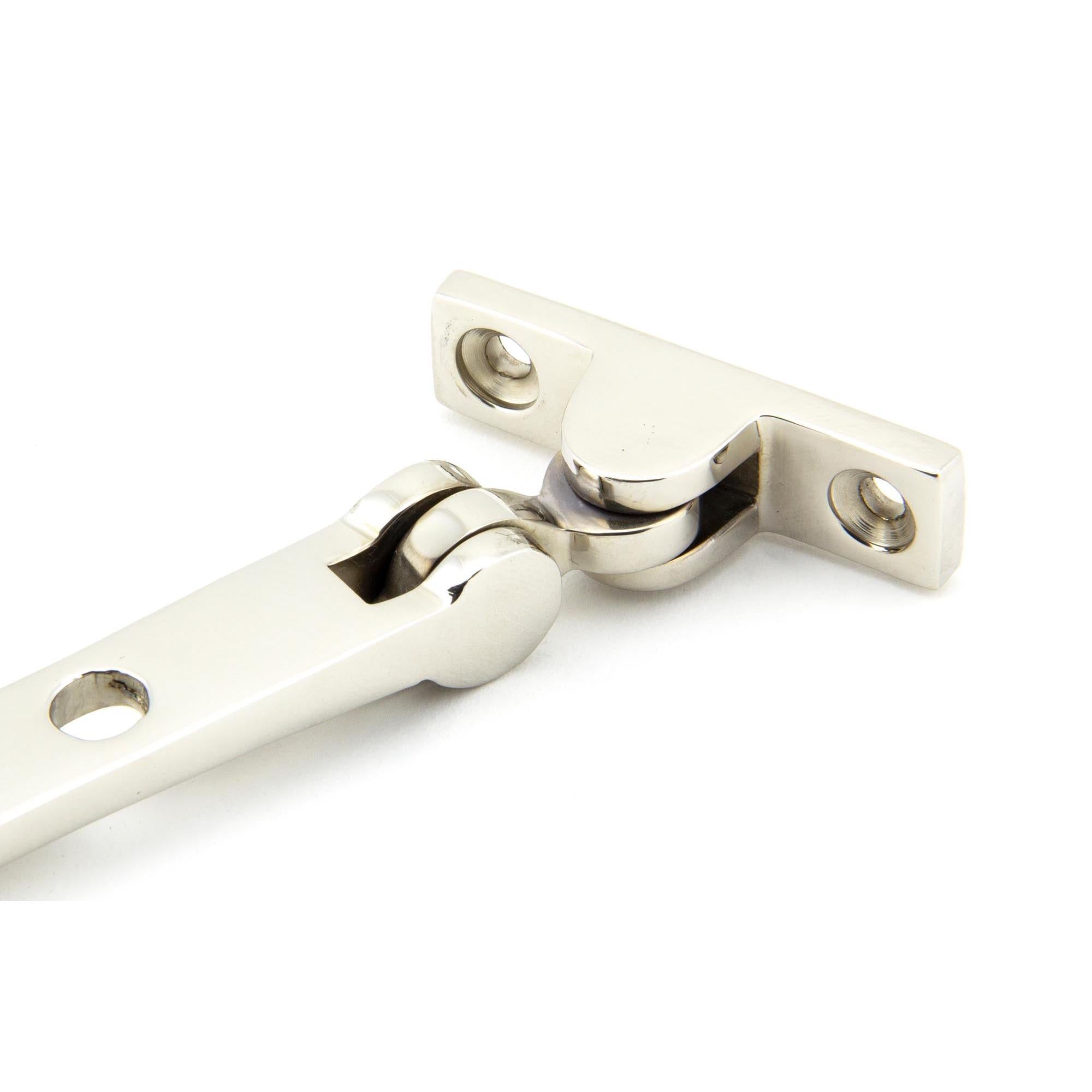 Polished Nickel 10" Avon Stay | From The Anvil - Stays - From The Anvil - Yester Home
