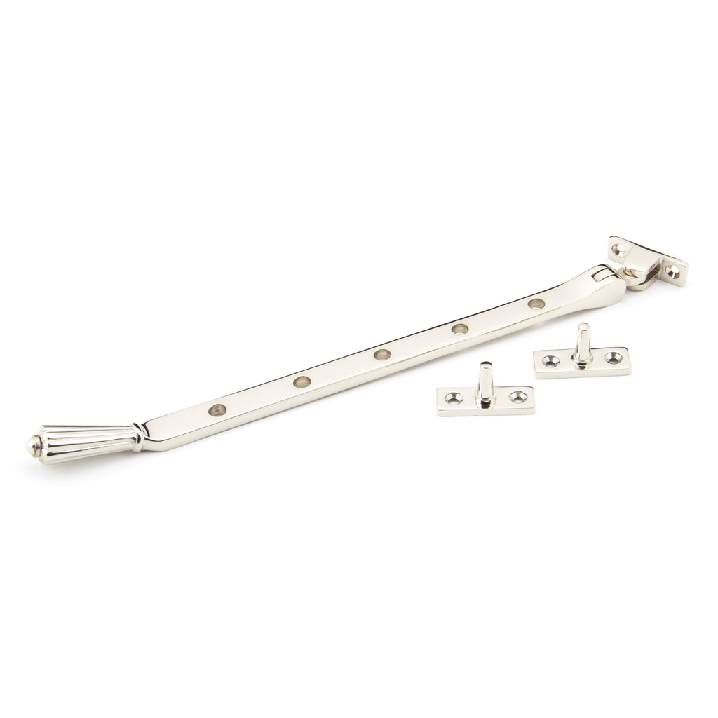 Polished Nickel 12" Hinton Stay | From The Anvil-Stays-Yester Home