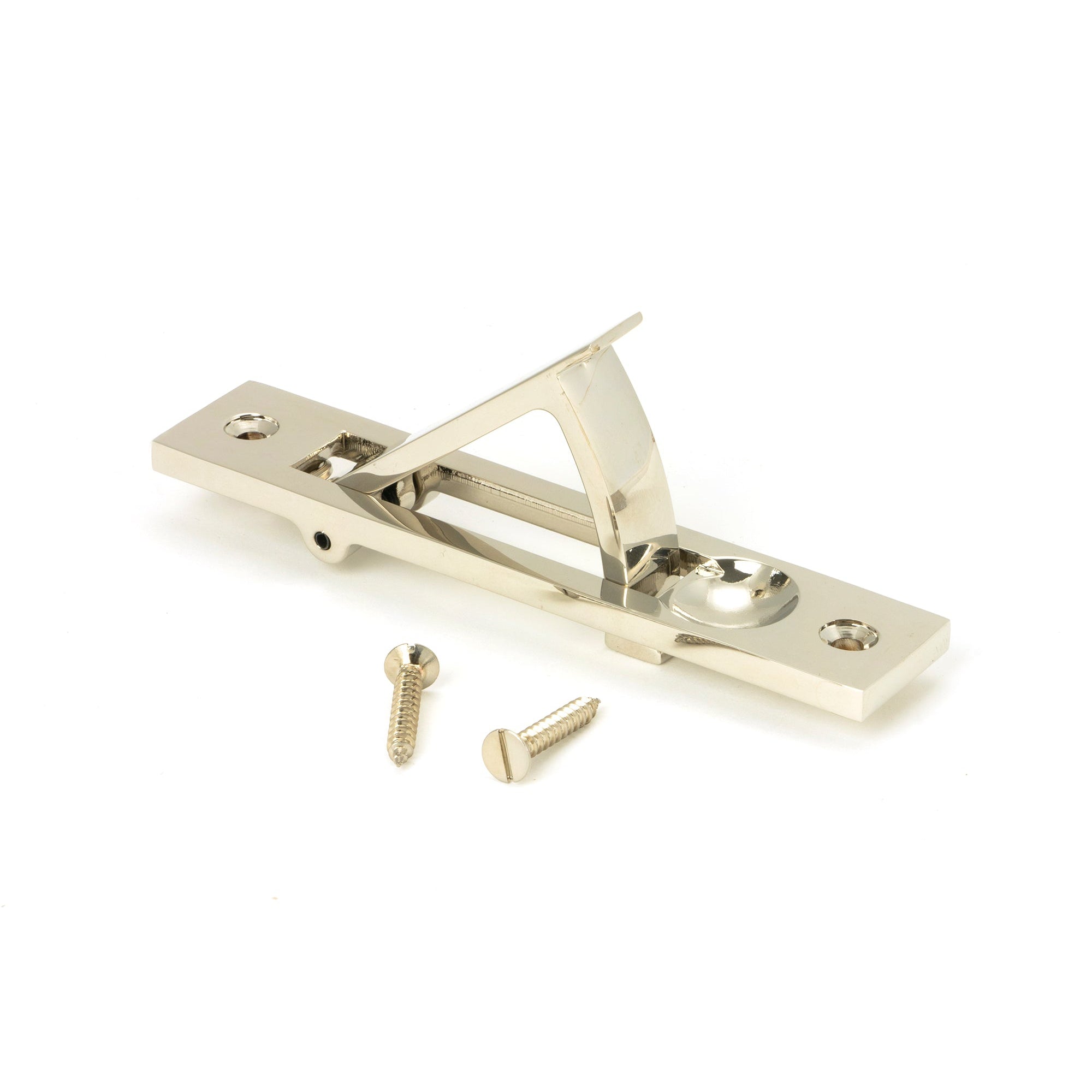 Polished Nickel 125mm x 25mm Edge Pull | From The Anvil-Cabinet Pulls-Yester Home