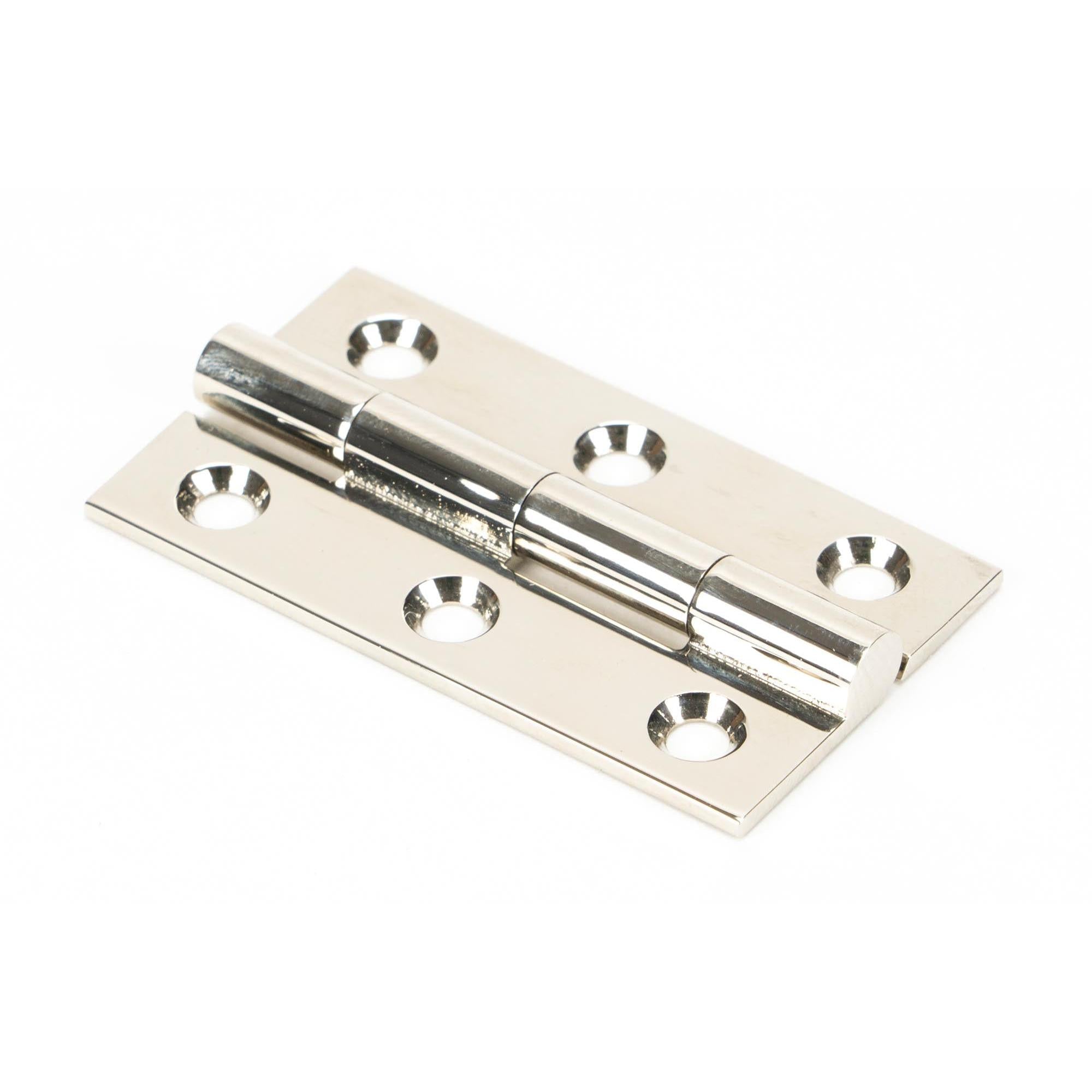 Polished Nickel 2" Butt Hinge (pair) | From The Anvil - Butt Hinges - From The Anvil - Yester Home