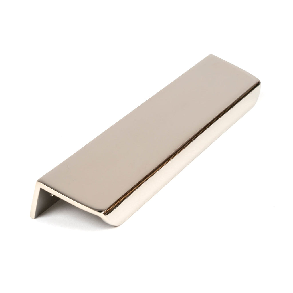 Polished Nickel 200mm Moore Edge Pull | From The Anvil-Cabinet Pulls-Yester Home