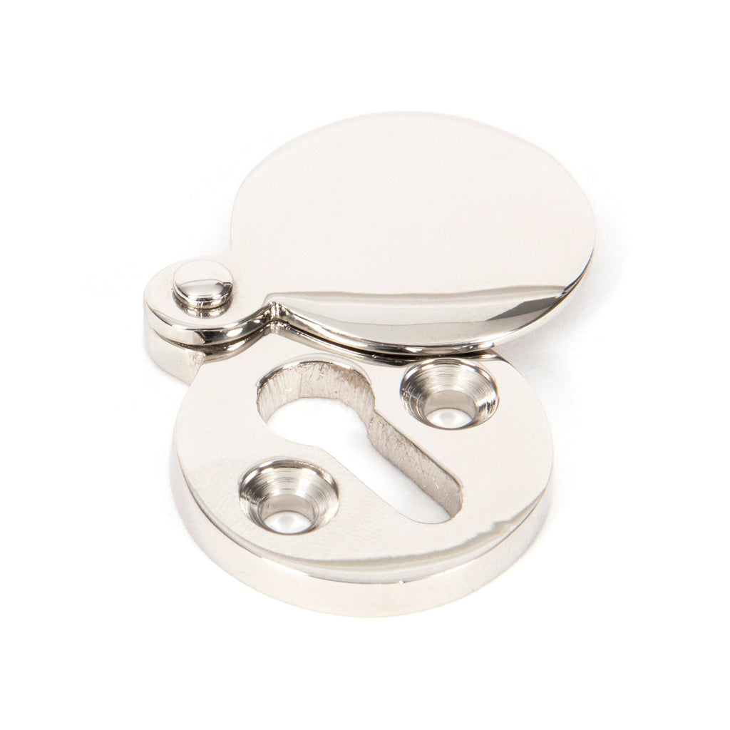 Polished Nickel 30mm Round Escutcheon | From The Anvil-Escutcheons-Yester Home