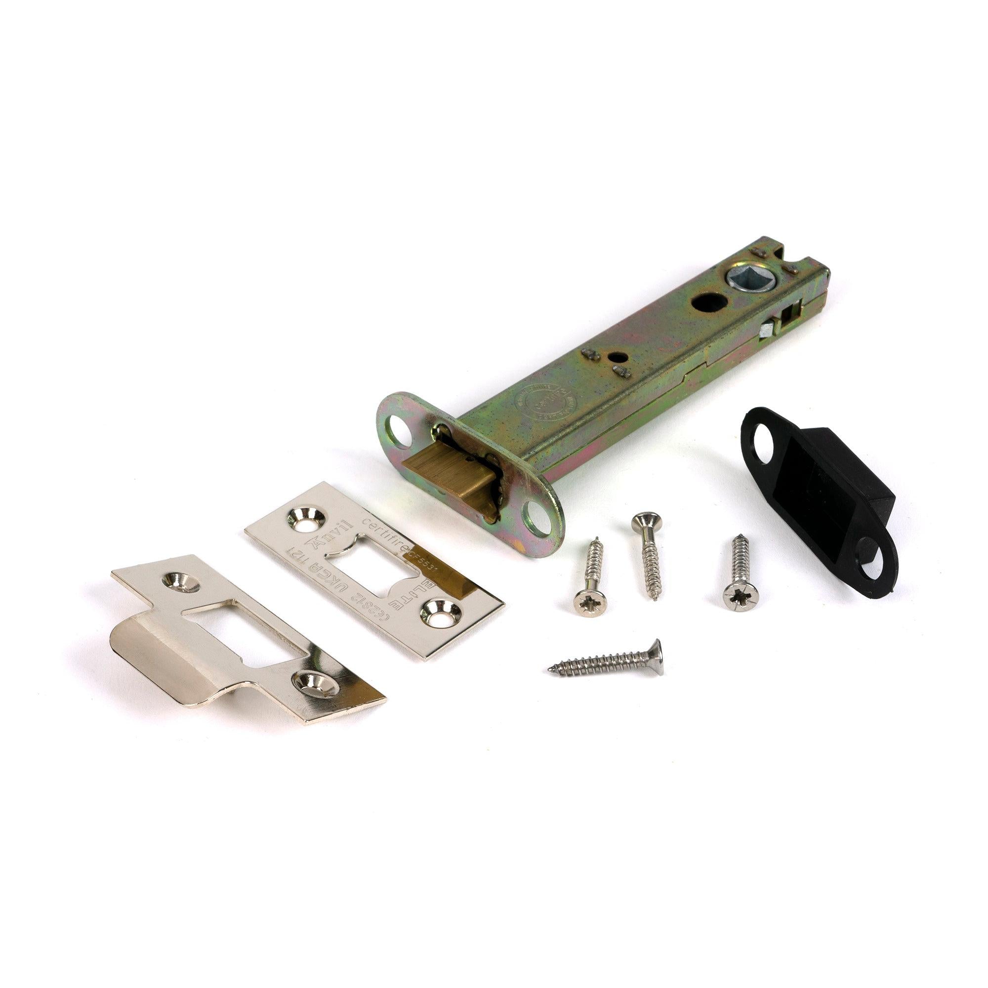 Polished Nickel 5" Heavy Duty Latch - Latches - From The Anvil - Yester Home
