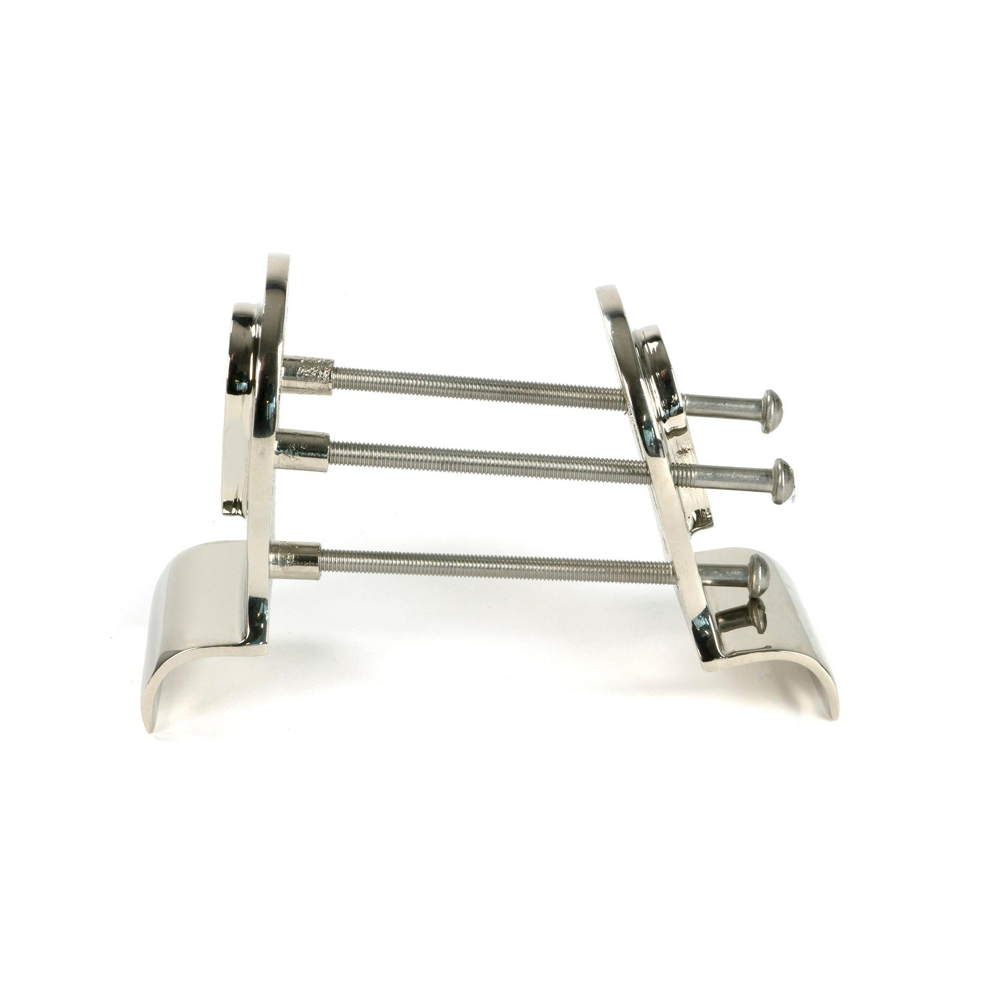 Polished Nickel 50mm Euro Door Pull (Back to Back fixings) | From The Anvil - Euro Pulls - From The Anvil - Yester Home
