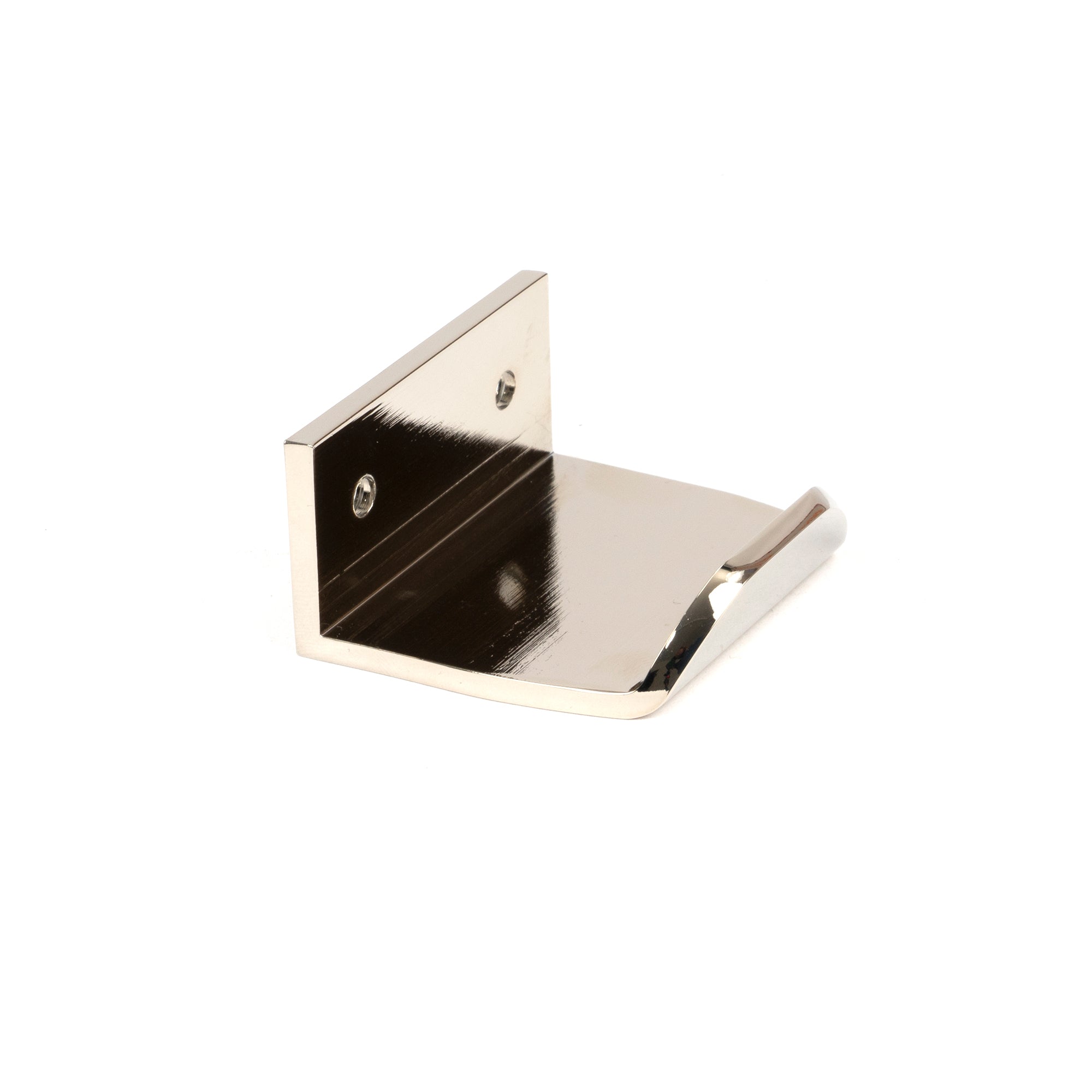 Polished Nickel 50mm Moore Edge Pull | From The Anvil - Cabinet Pulls - From The Anvil - Yester Home