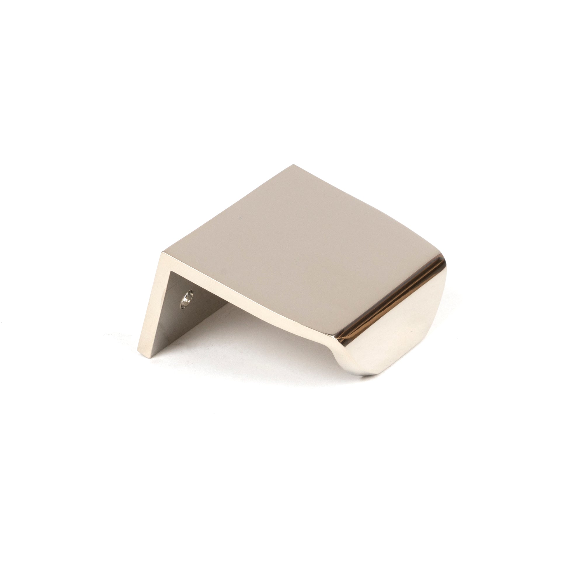 Polished Nickel 50mm Moore Edge Pull | From The Anvil-Cabinet Pulls-Yester Home