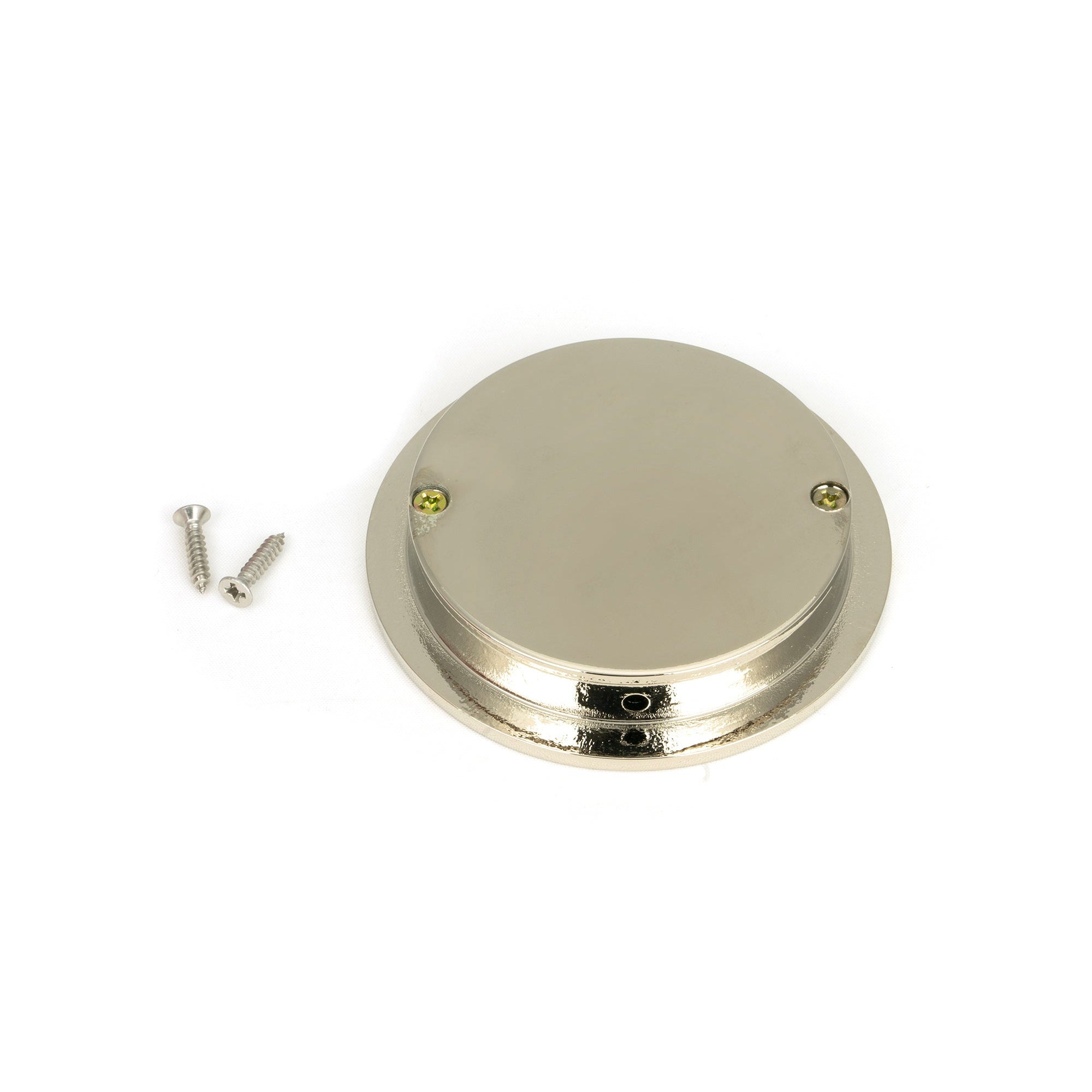 Polished Nickel 75mm Plain Round Pull | From The Anvil-Cabinet Pulls-Yester Home