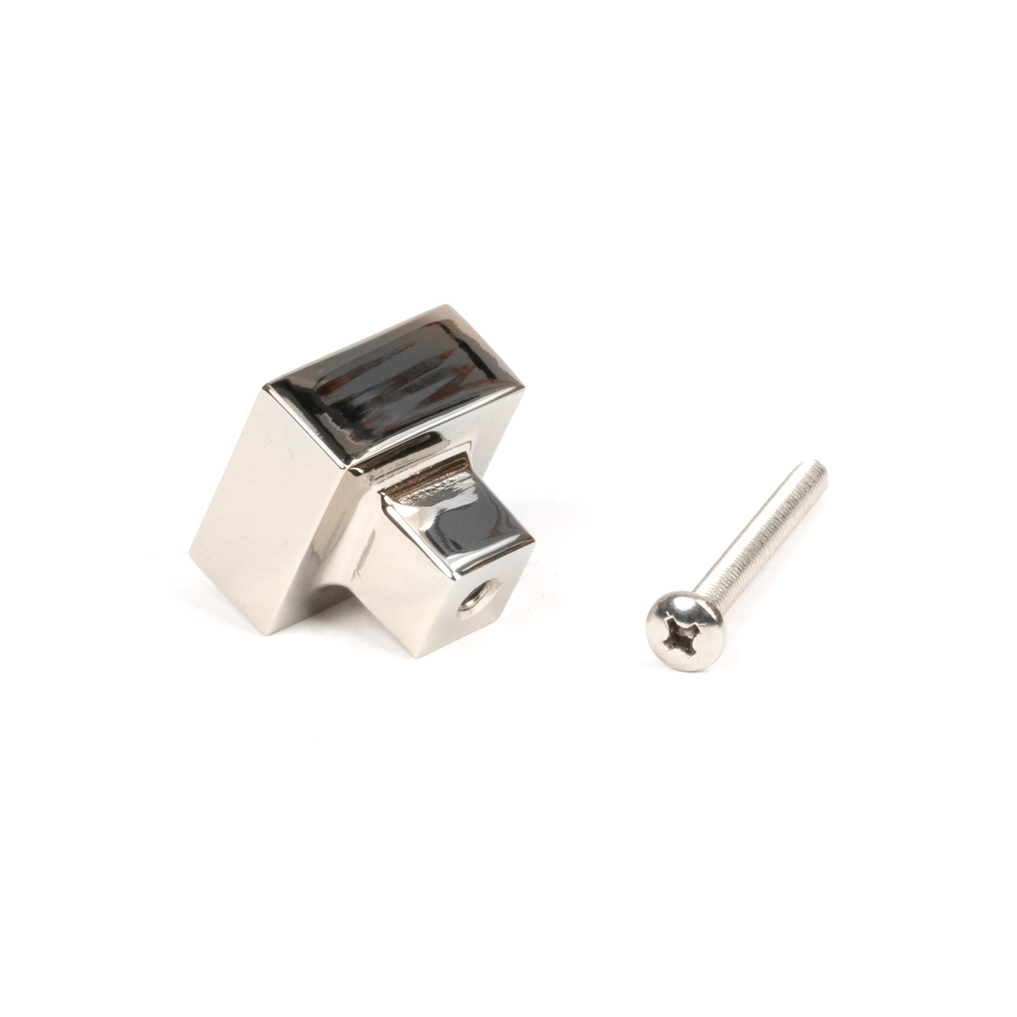 Polished Nickel Albers Cabinet Knob - 25mm | From The Anvil - Cabinet Knobs - From The Anvil - Yester Home