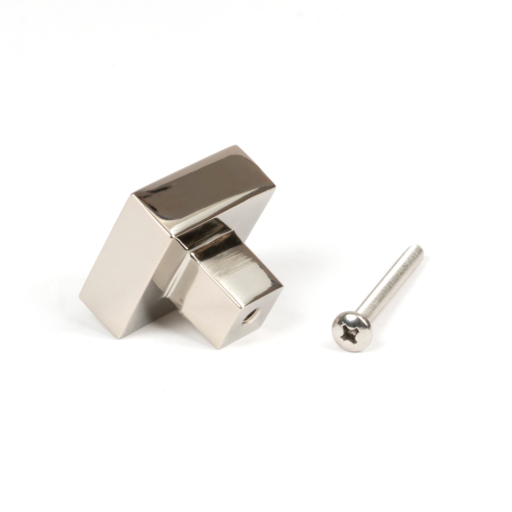 Polished Nickel Albers Cabinet Knob - 30mm | From The Anvil - Cabinet Knobs - From The Anvil - Yester Home
