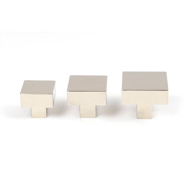Polished Nickel Albers Cabinet Knob - 35mm | From The Anvil-Cabinet Knobs-Yester Home