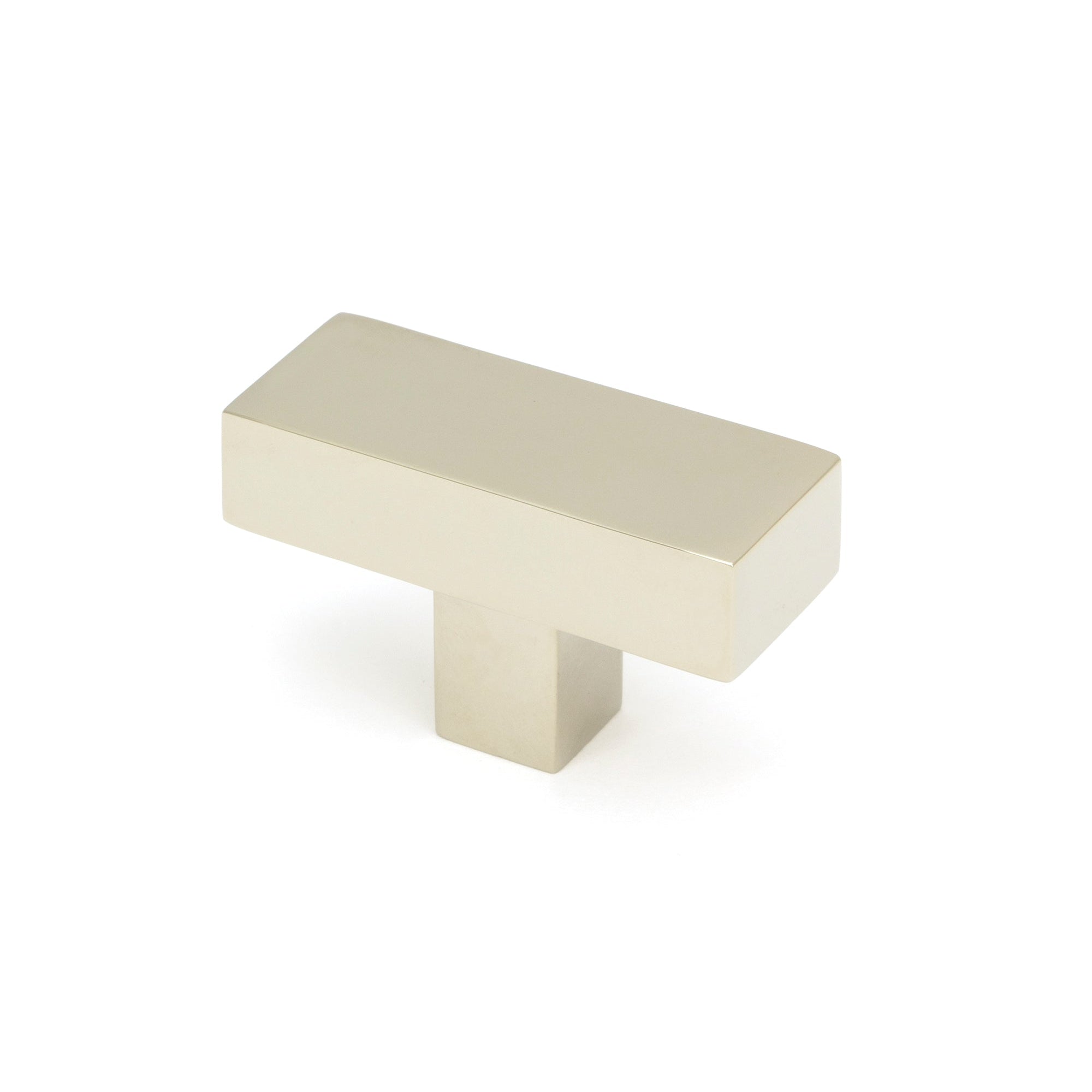 Polished Nickel Albers T-Bar | From The Anvil-Cabinet Knobs-Yester Home
