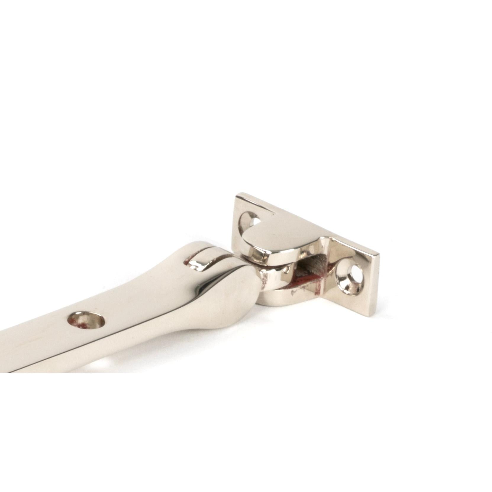 Polished Nickel Art Deco 8" Stay - Stays - From The Anvil - Yester Home