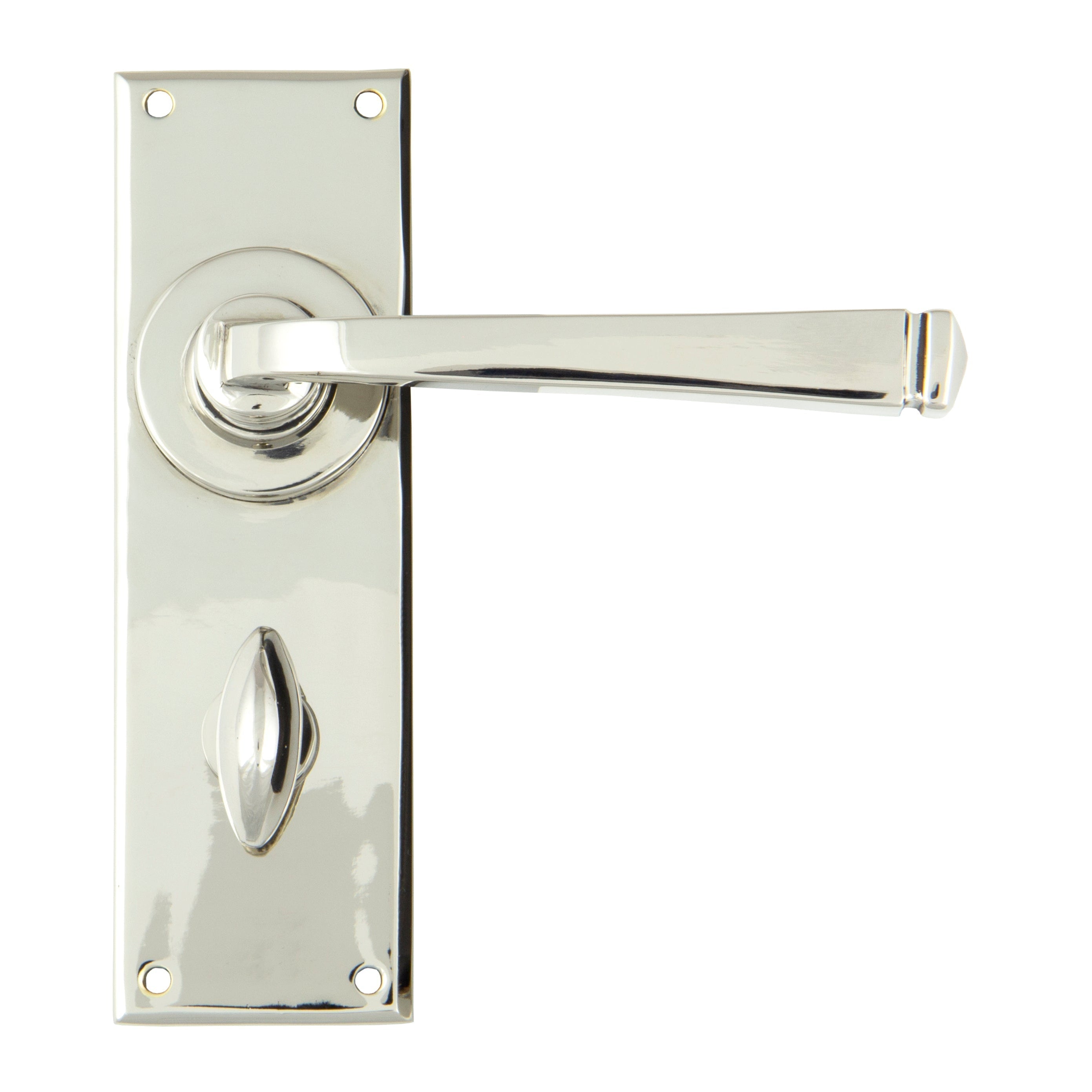 Polished Nickel Avon Lever Bathroom Set | From The Anvil-Lever Bathroom-Yester Home