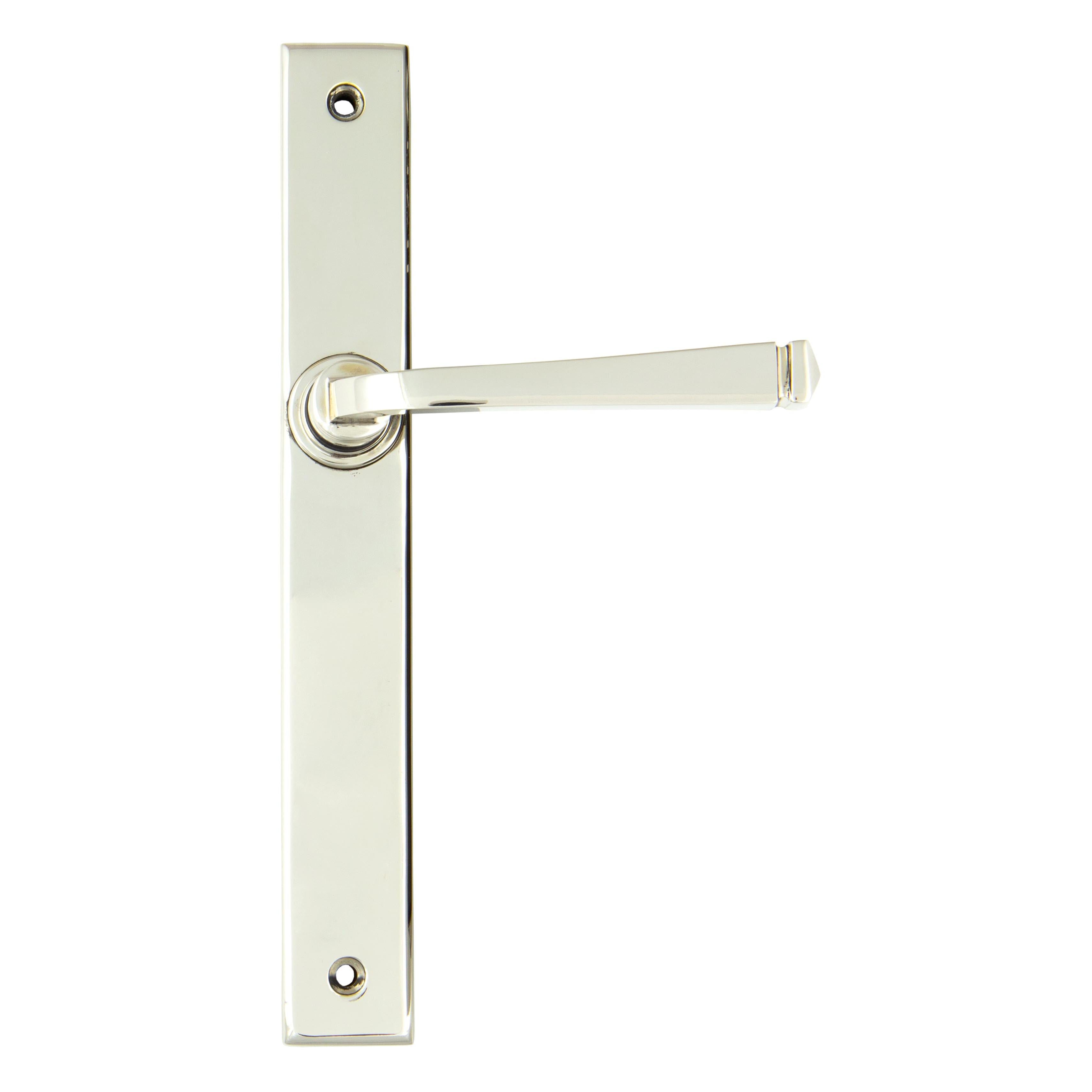 Polished Nickel Avon Slimline Lever Latch Set | From The Anvil - Espagnolette - From The Anvil - Yester Home