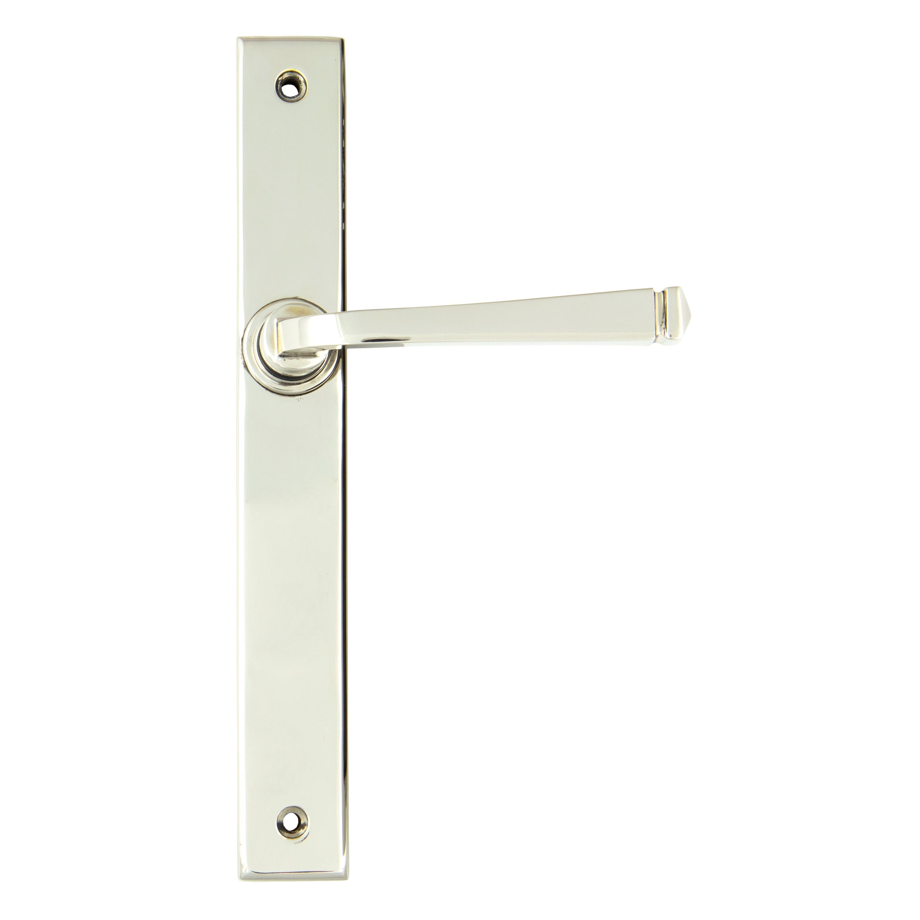Polished Nickel Avon Slimline Lever Latch Set | From The Anvil-Espagnolette-Yester Home
