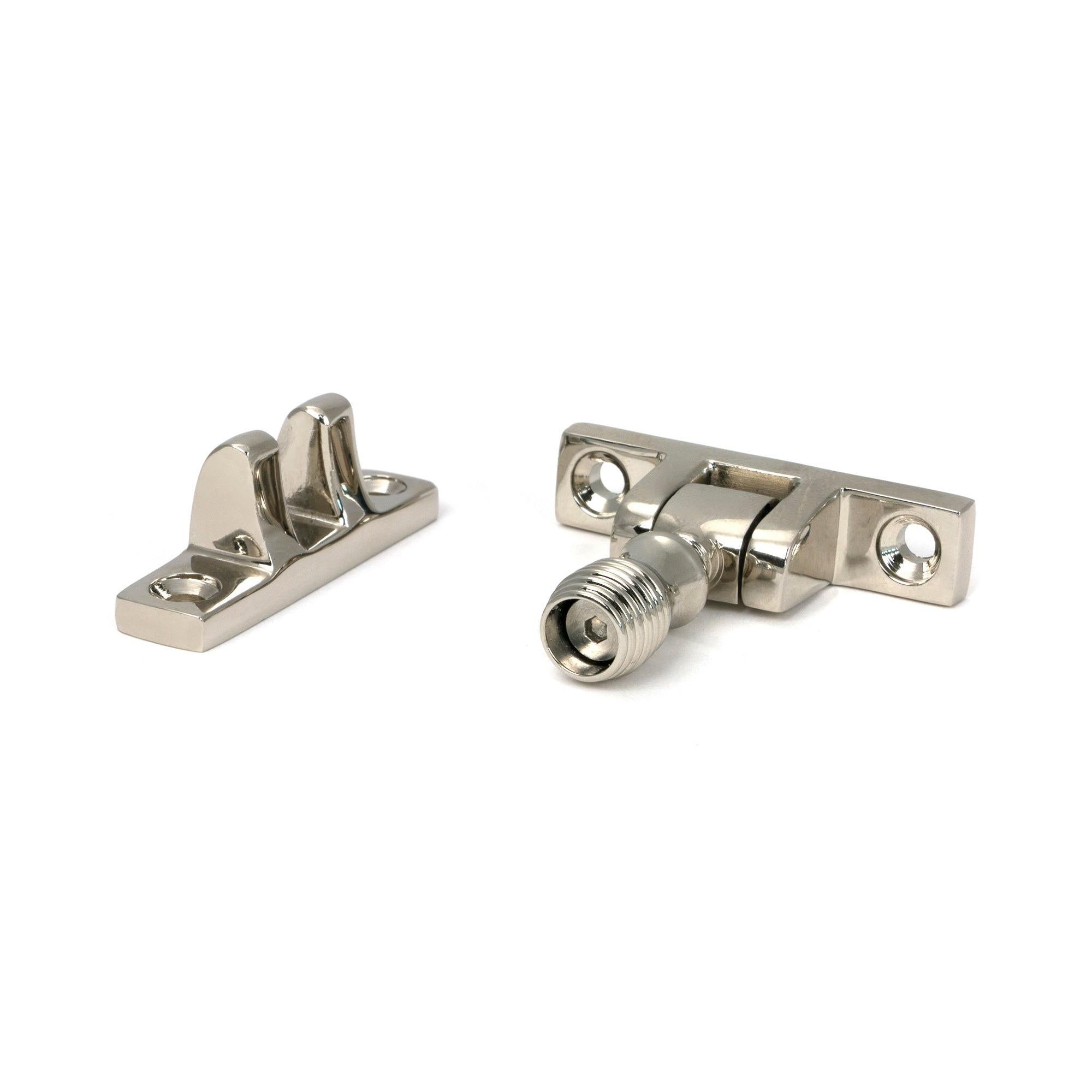 Polished Nickel Beehive Brighton Fastener - Narrow (Square) | From The Anvil - Brighton Fasteners - From The Anvil - Yester Home