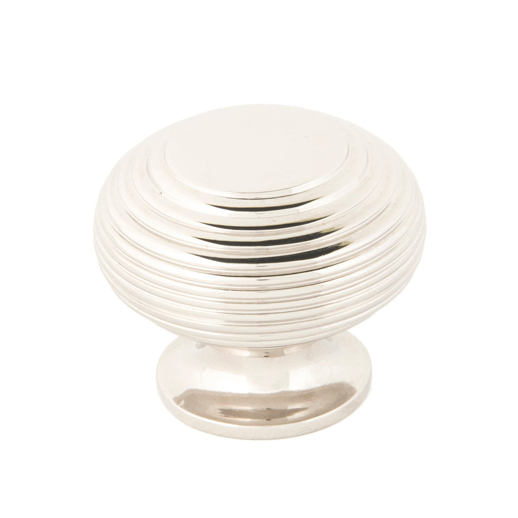 Polished Nickel Beehive Cabinet Knob 40mm | From The Anvil-Cabinet Knobs-Yester Home