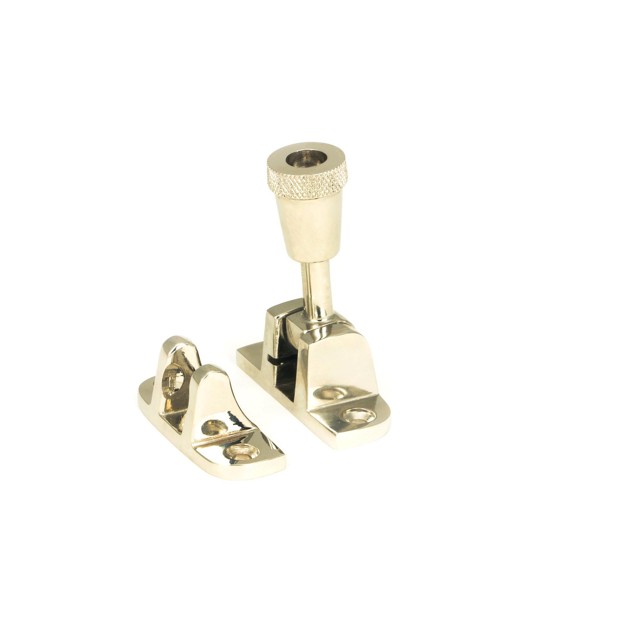 Polished Nickel Brompton Brighton Fastener (Radiused) | From The Anvil - Fasteners - From The Anvil - Yester Home