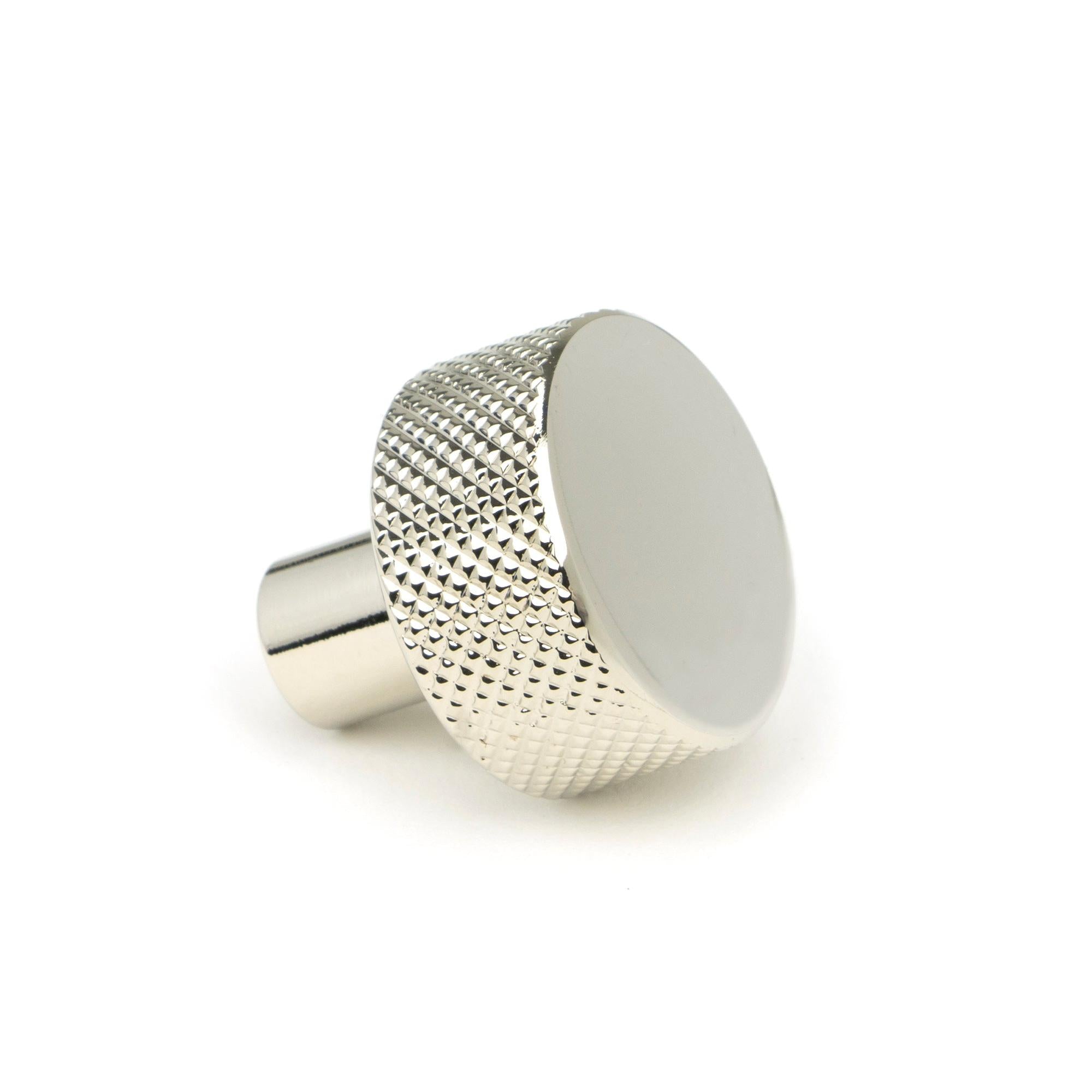 Polished Nickel Brompton Cabinet Knob - 25mm (No rose) | From The Anvil - Cabinet Knobs - From The Anvil - Yester Home
