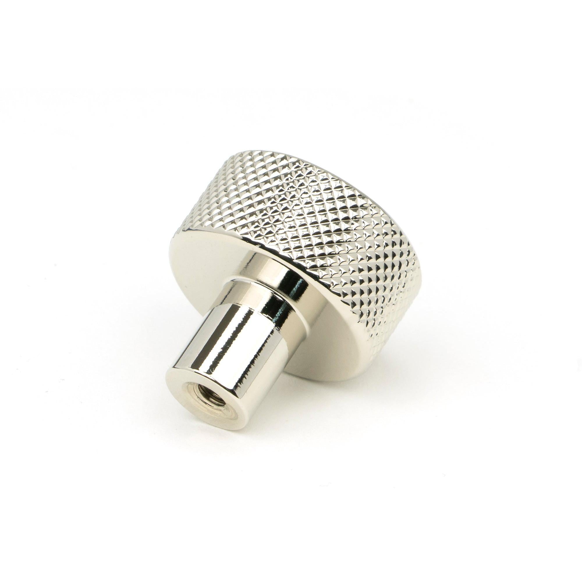 Polished Nickel Brompton Cabinet Knob - 25mm (No rose) | From The Anvil - Cabinet Knobs - From The Anvil - Yester Home