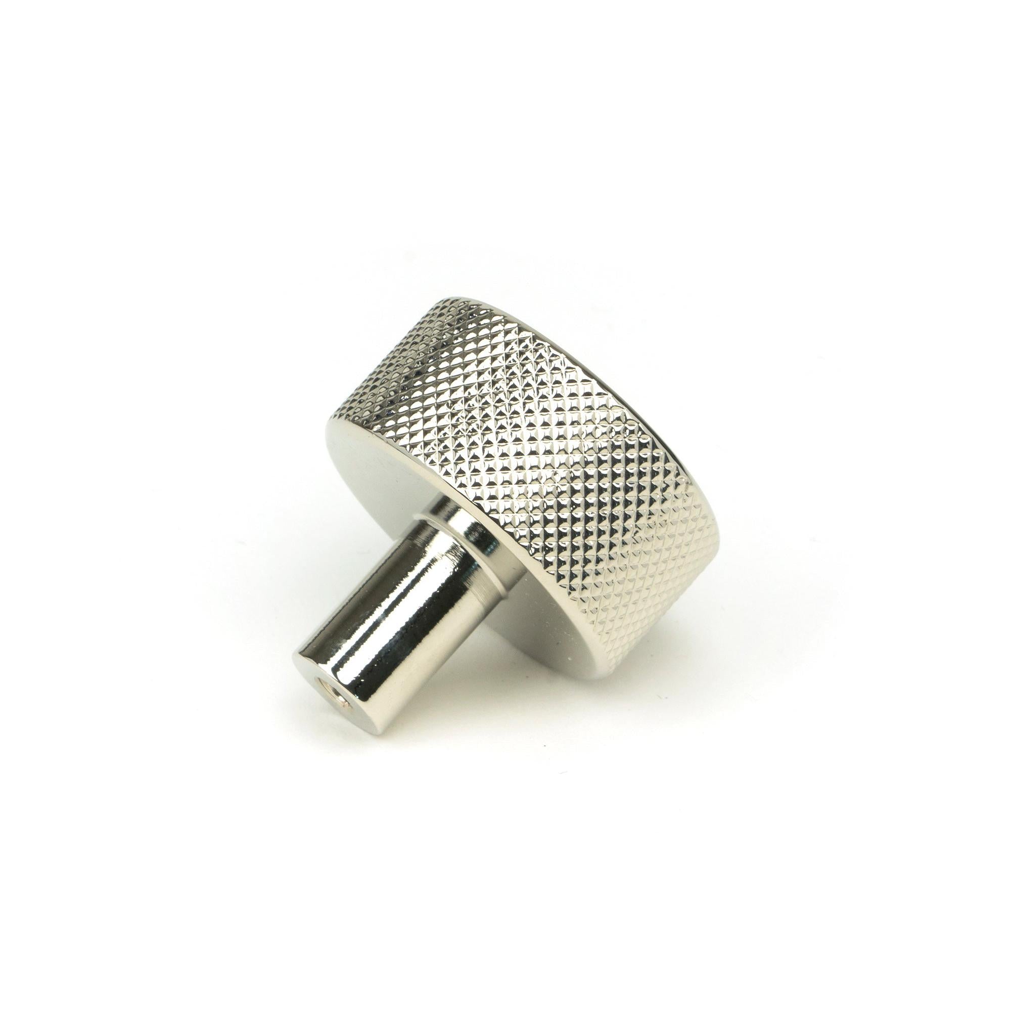 Polished Nickel Brompton Cabinet Knob - 32mm (No rose) | From The Anvil - Cabinet Knobs - From The Anvil - Yester Home