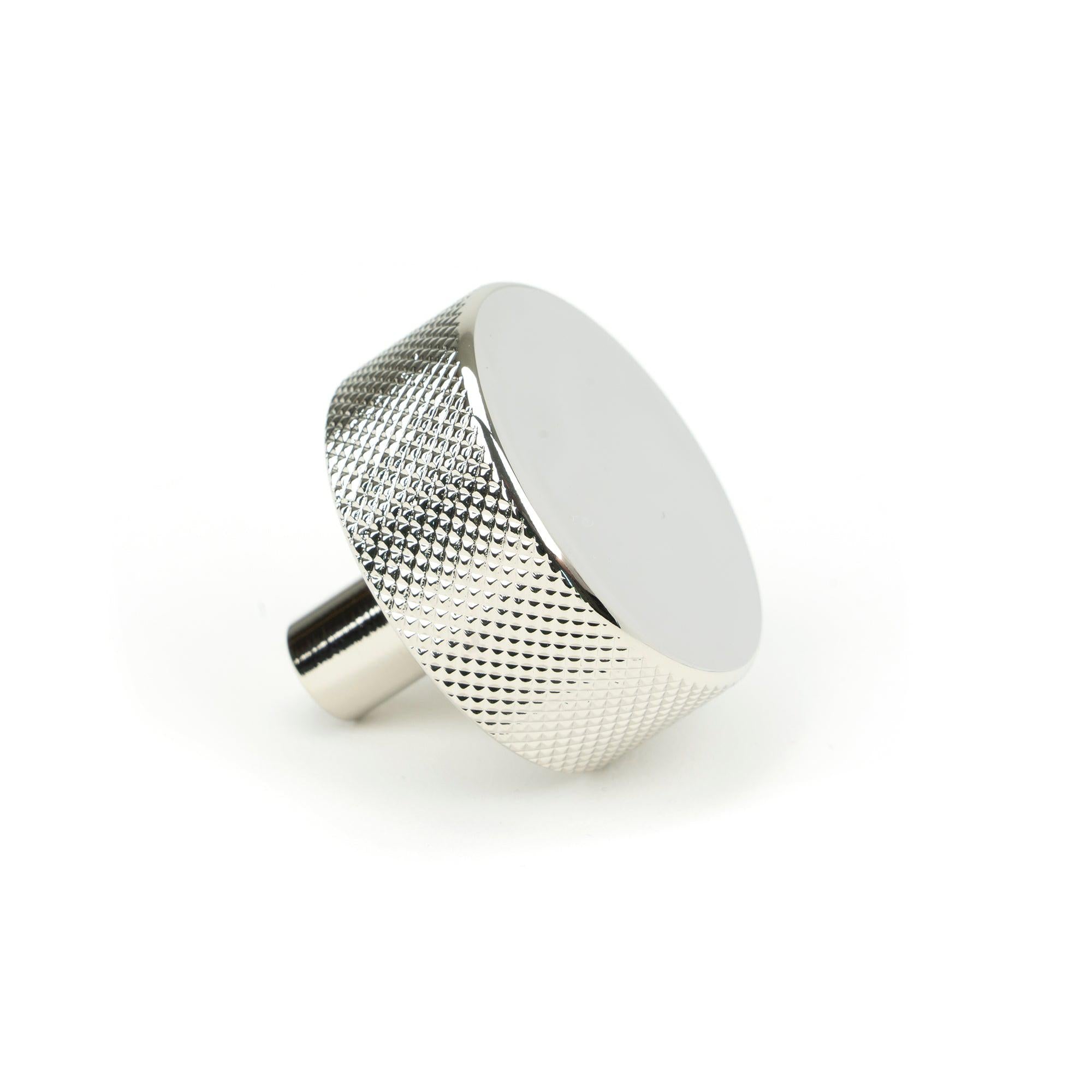 Polished Nickel Brompton Cabinet Knob - 38mm (No rose) | From The Anvil - Cabinet Knobs - From The Anvil - Yester Home