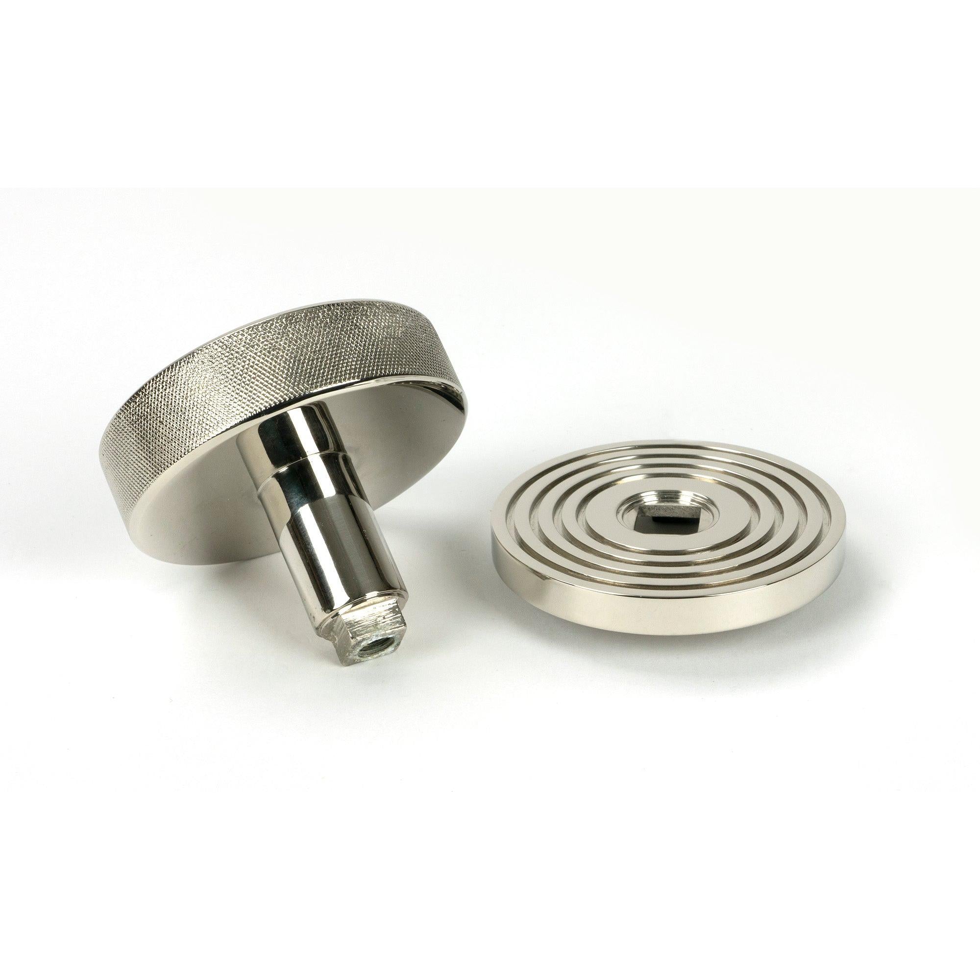 Polished Nickel Brompton Centre Door Knob (Beehive) | From The Anvil - Centre Door Knobs - From The Anvil - Yester Home