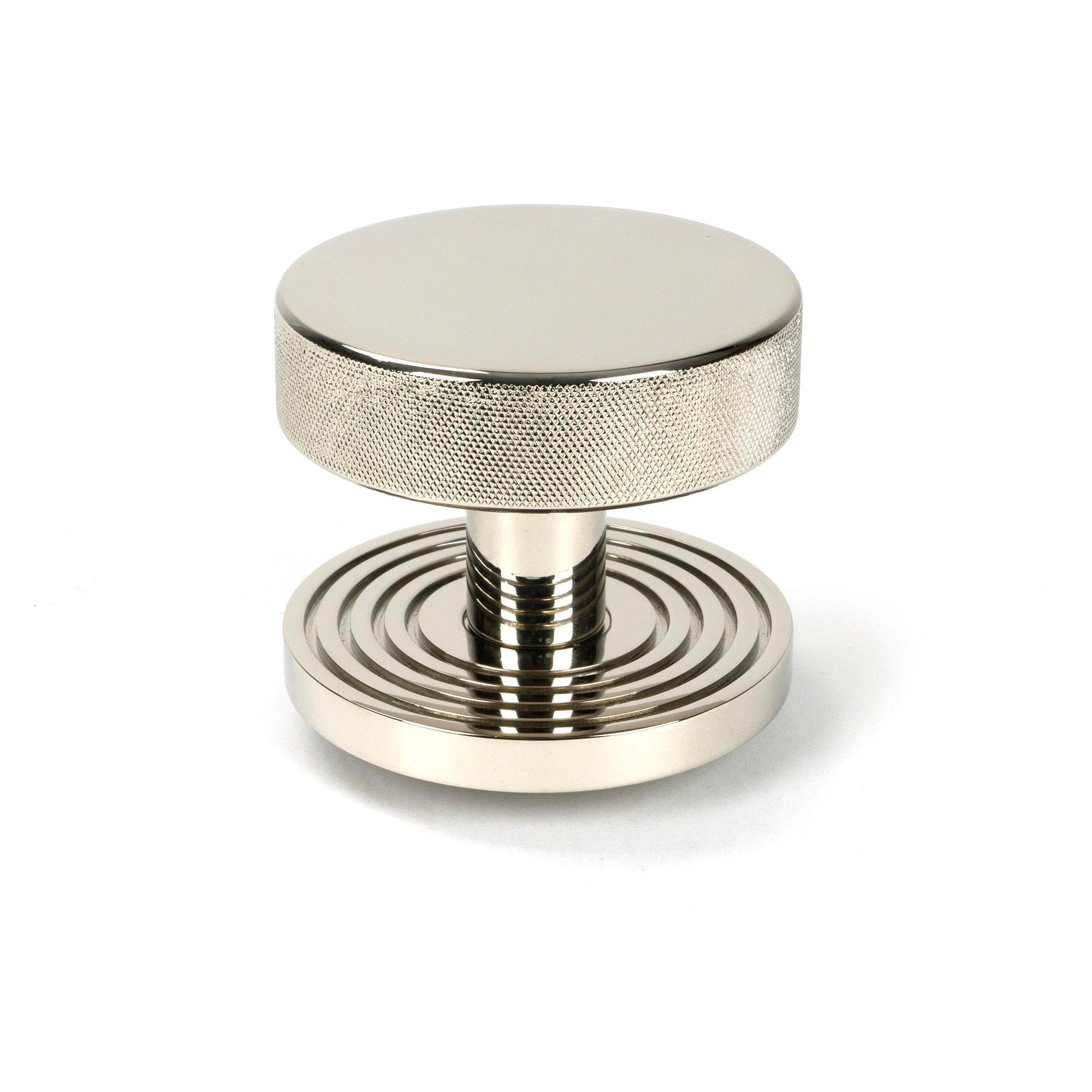 Polished Nickel Brompton Centre Door Knob (Beehive) | From The Anvil-Centre Door Knobs-Yester Home