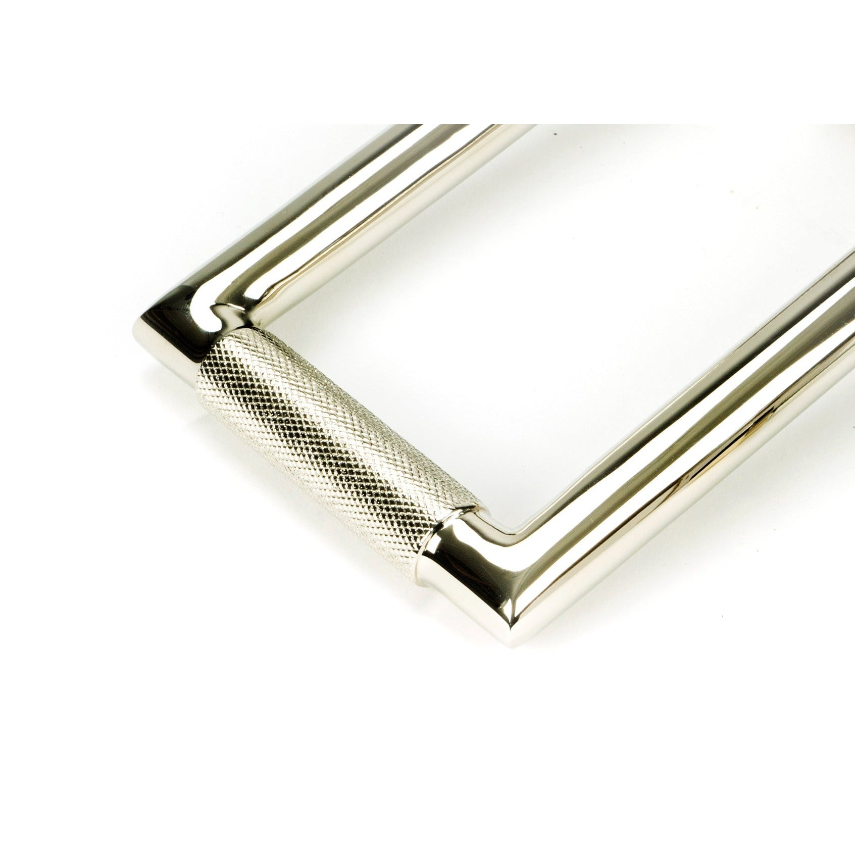Polished Nickel Brompton Door Knocker | From The Anvil-Bolt-Through Door Knockers-Yester Home