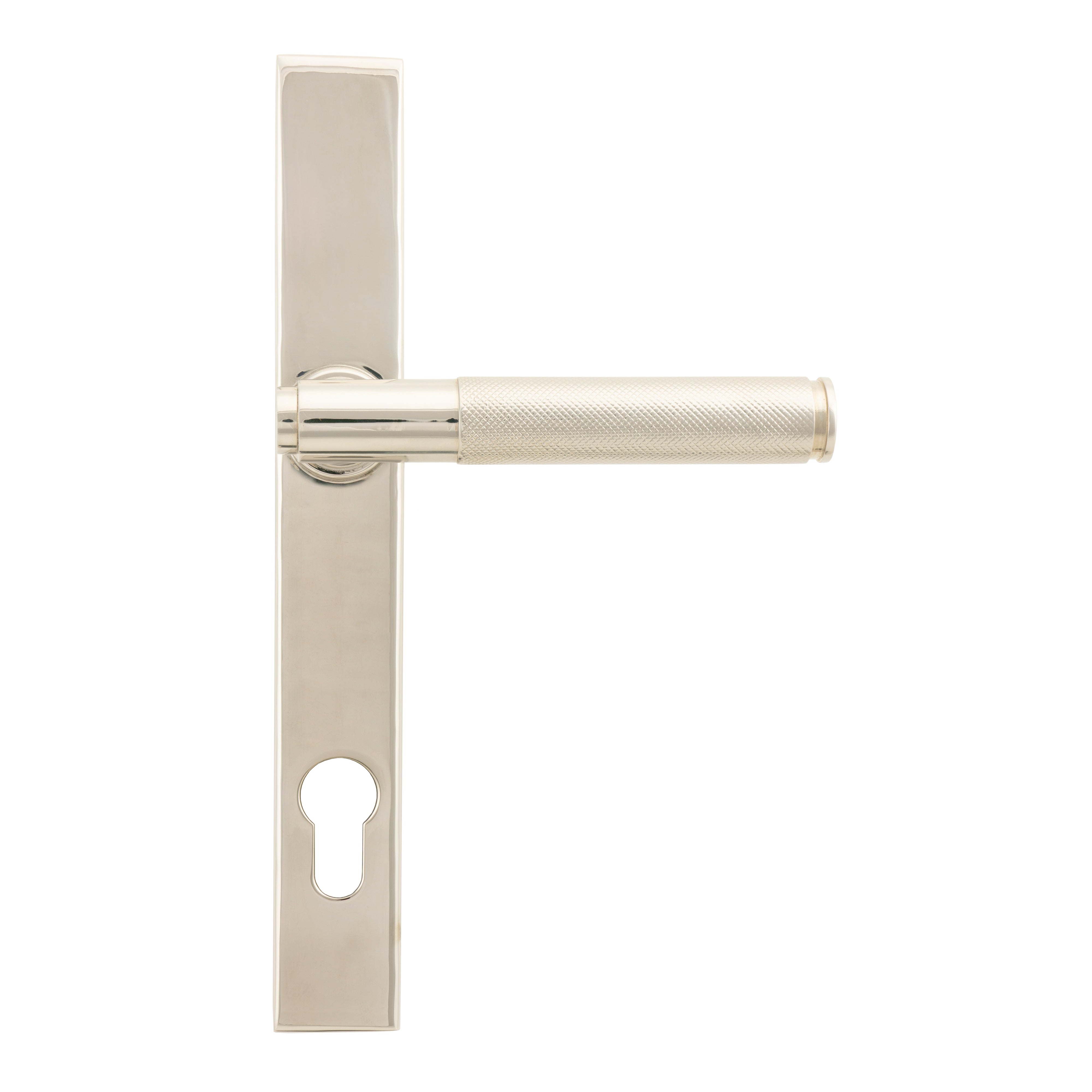 Polished Nickel Brompton Slimline Lever Espag. Lock Set | From The Anvil-Espagnolette-Yester Home