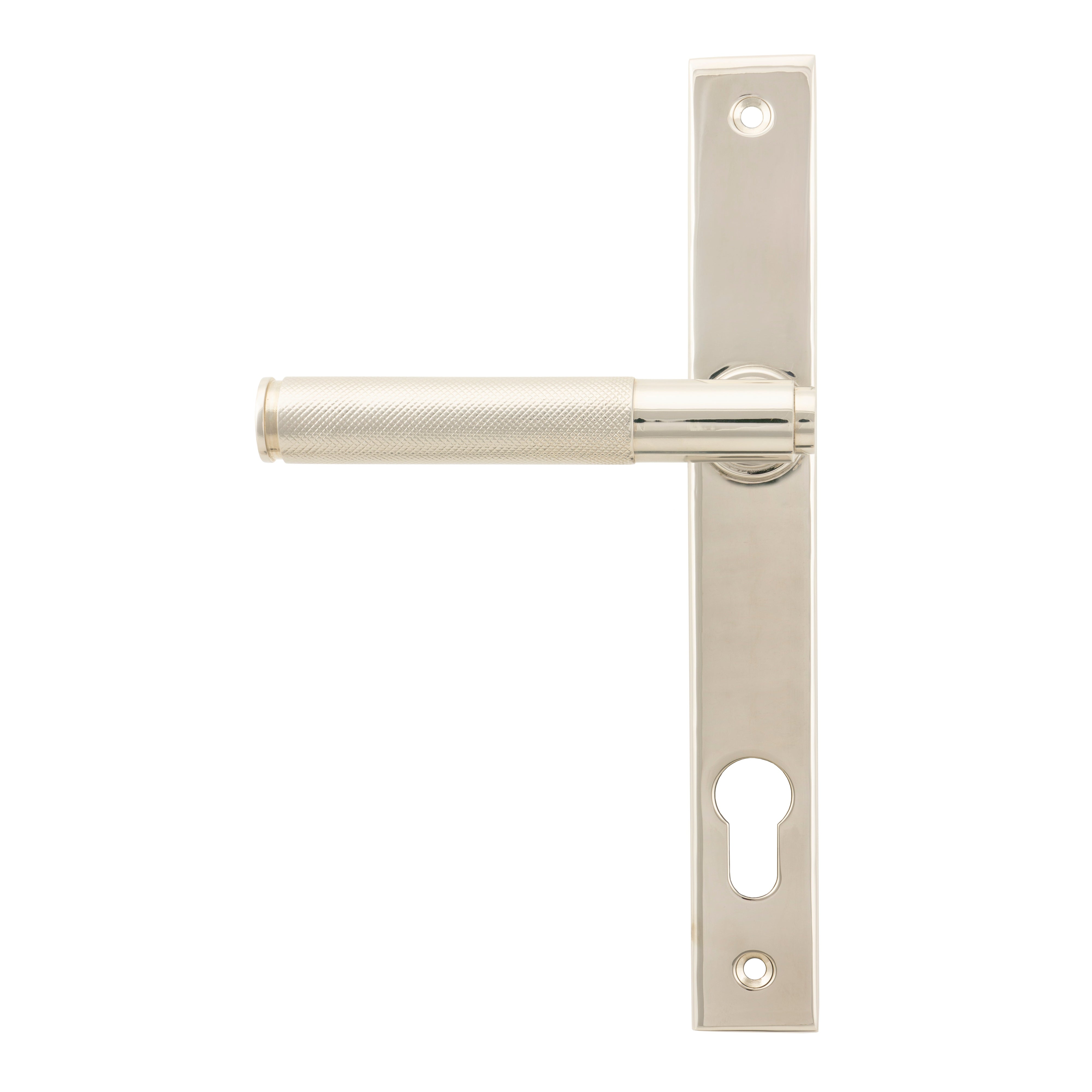 Polished Nickel Brompton Slimline Lever Espag. Lock Set | From The Anvil-Espagnolette-Yester Home