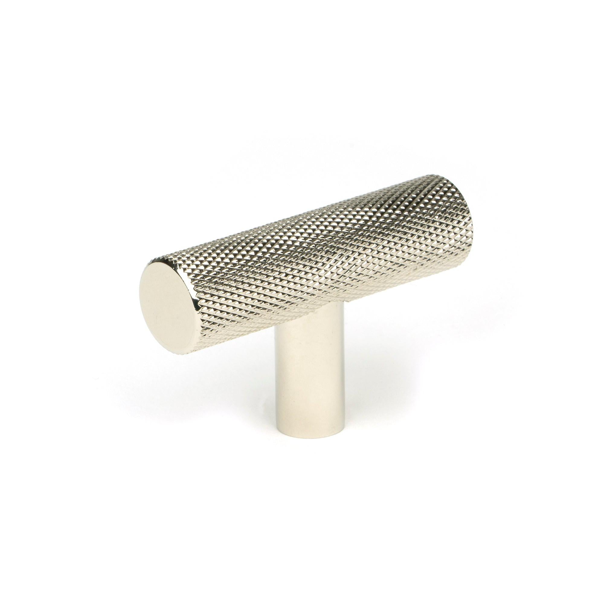 Polished Nickel Brompton T-Bar | From The Anvil - Cabinet Knobs - From The Anvil - Yester Home