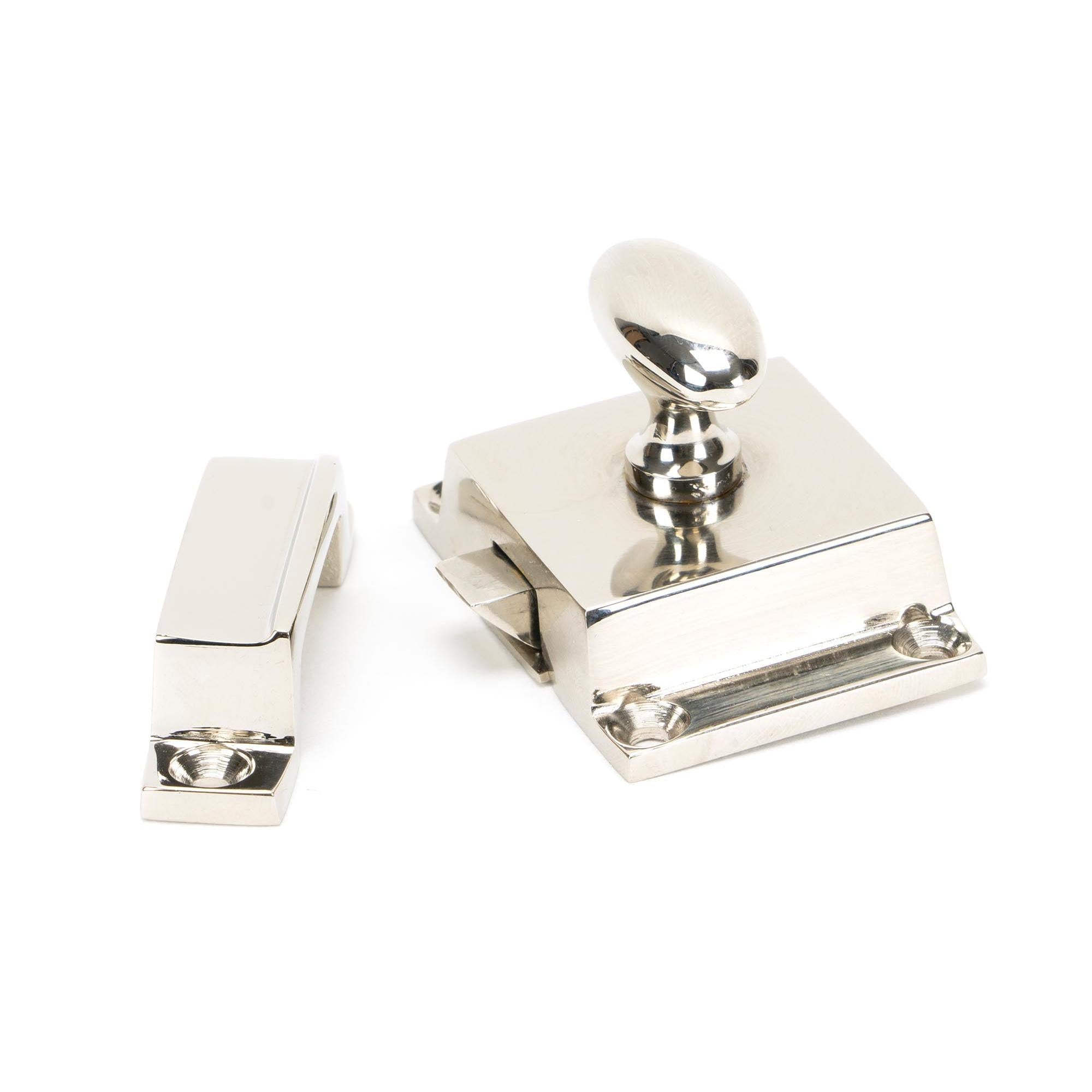 Polished Nickel Cabinet Latch | From The Anvil - Cabinet Latches & Catches - From The Anvil - Yester Home