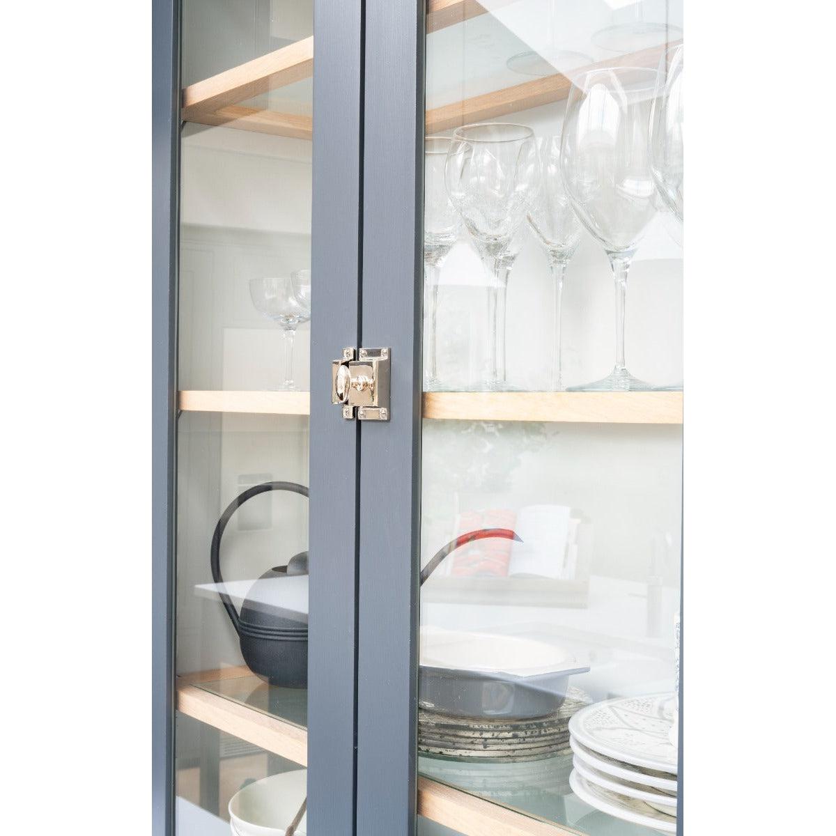Polished Nickel Cabinet Latch | From The Anvil-Cabinet Latches & Catches-Yester Home