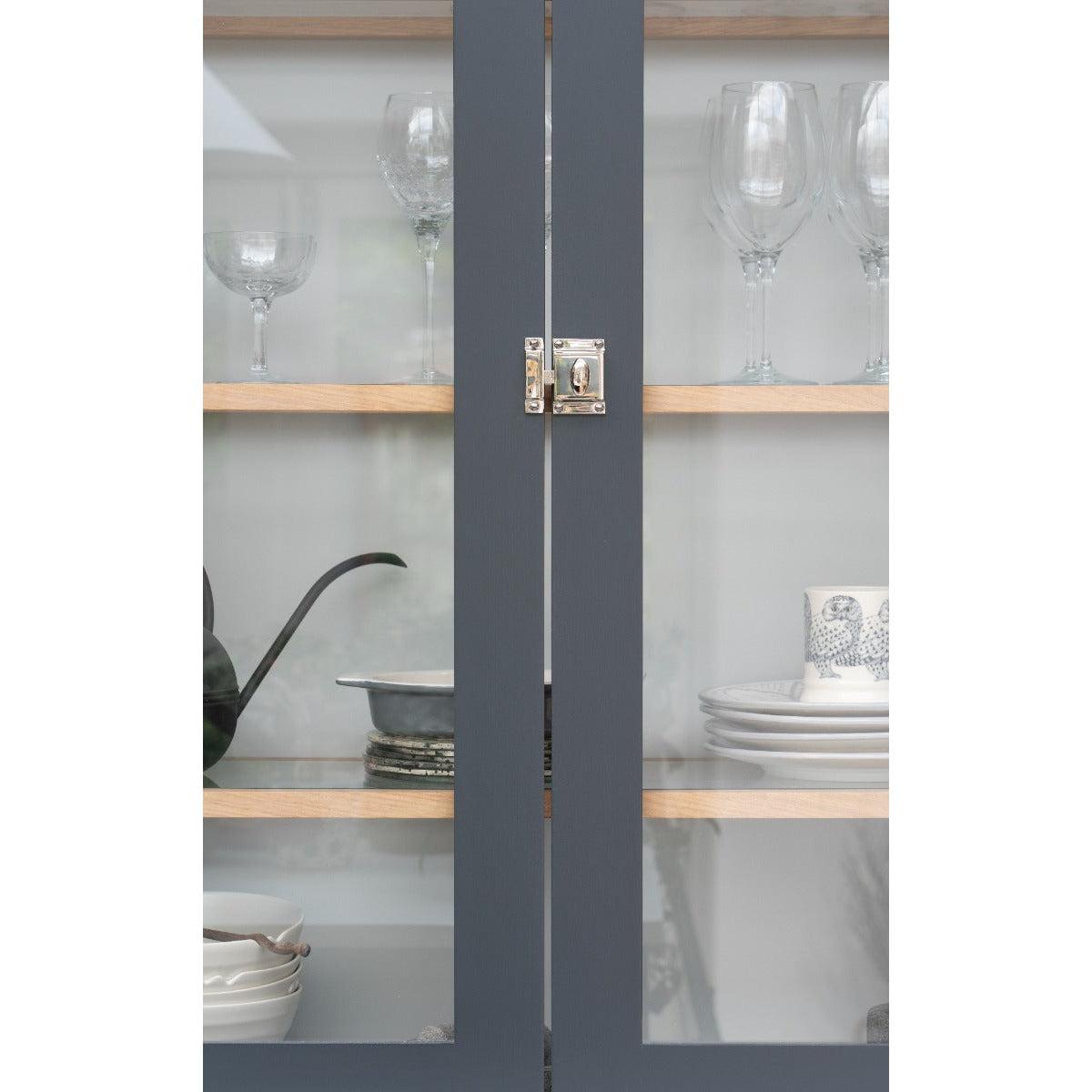 Polished Nickel Cabinet Latch | From The Anvil-Cabinet Latches & Catches-Yester Home