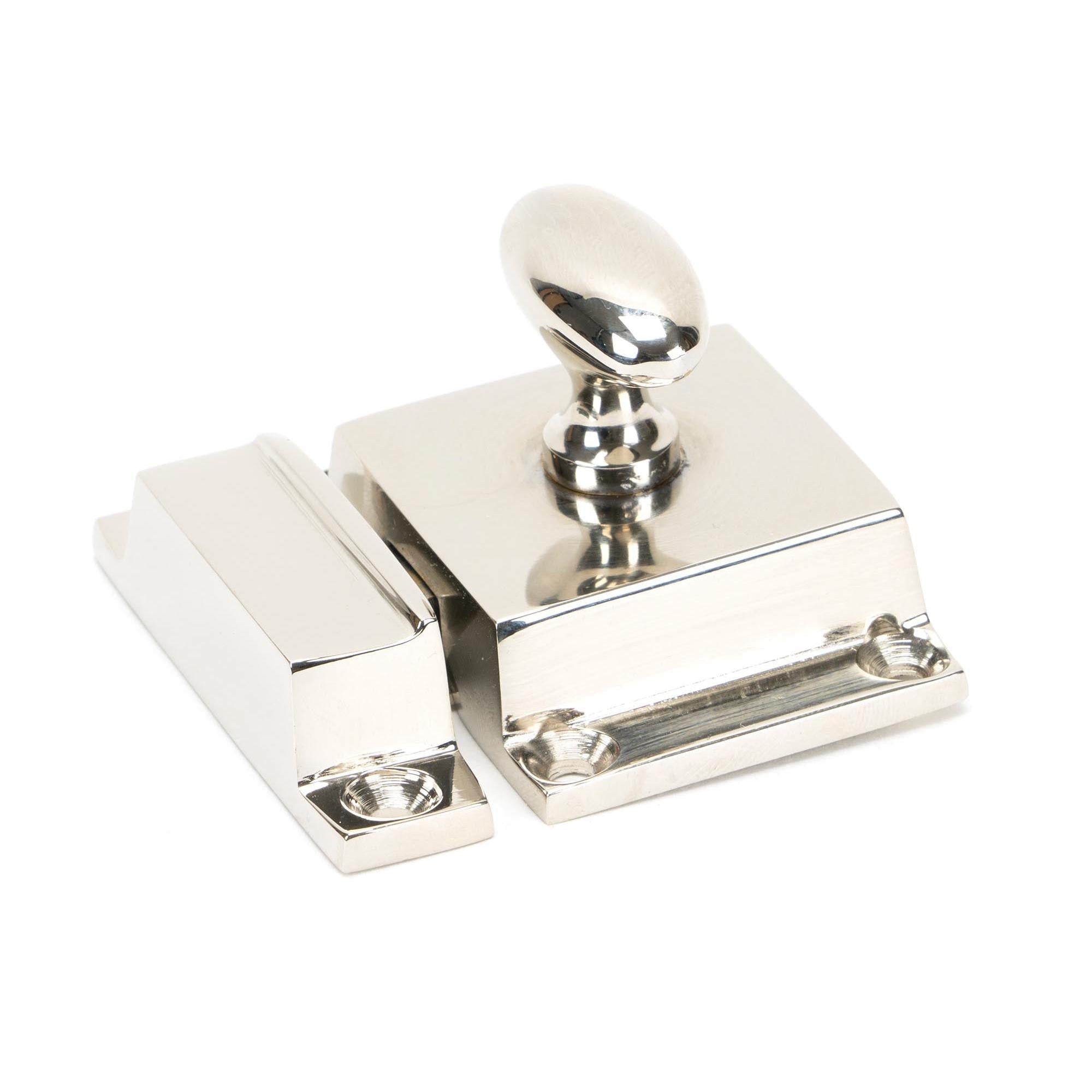 Polished Nickel Cabinet Latch | From The Anvil - Cabinet Latches & Catches - From The Anvil - Yester Home